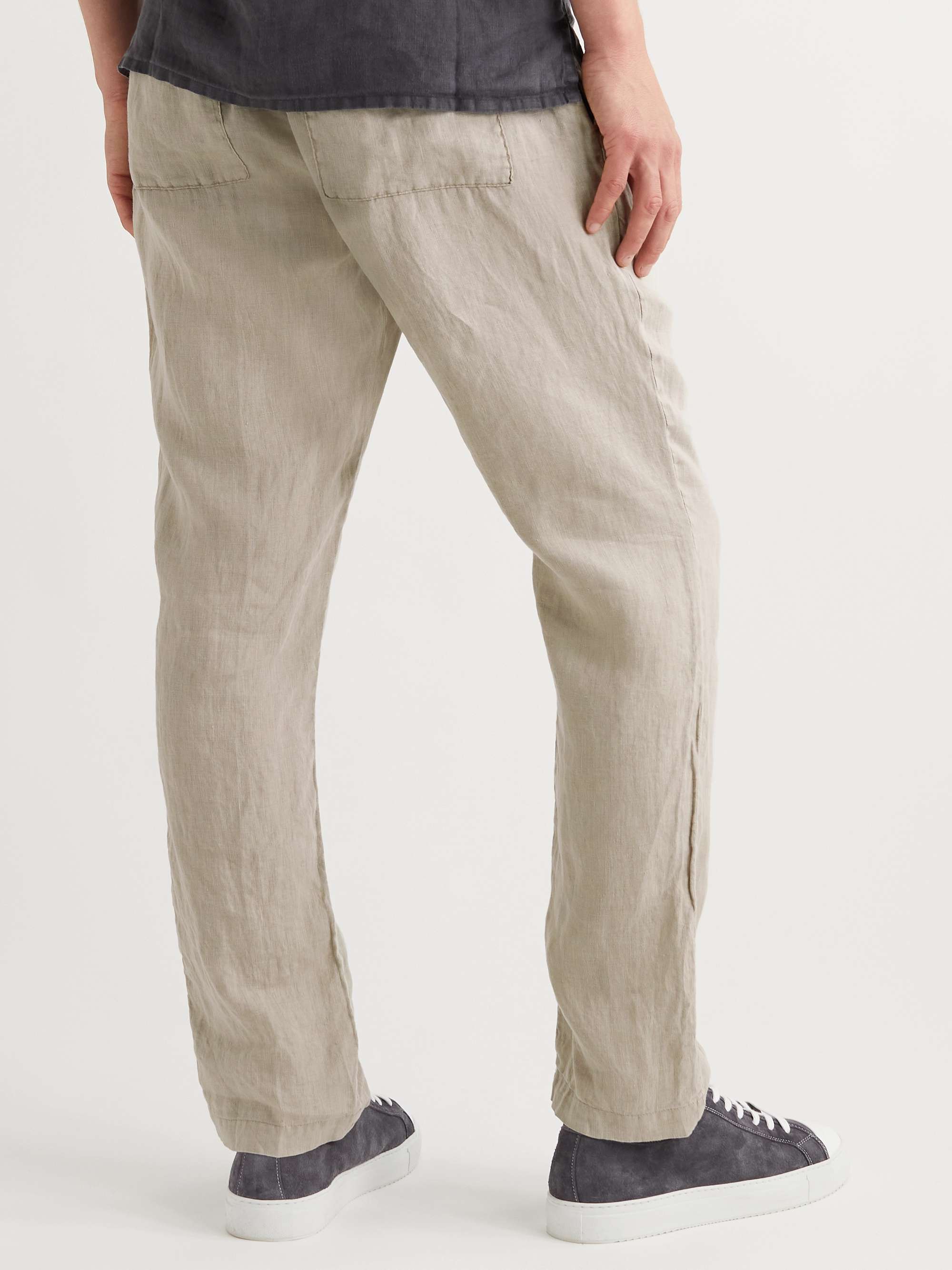 JAMES PERSE Linen Drawstring Trousers