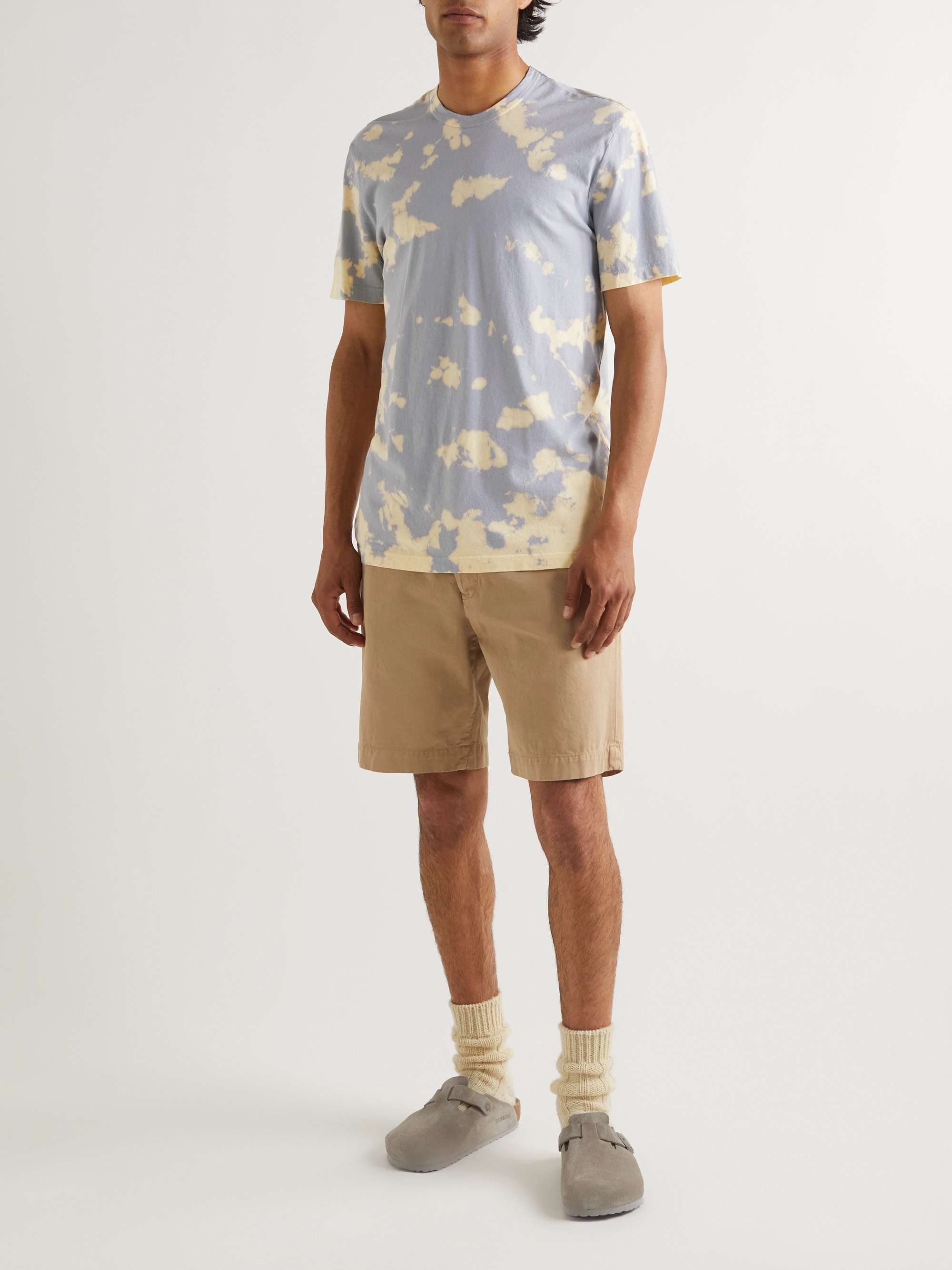 JAMES PERSE Bleached Combed Cotton-Jersey T-Shirt