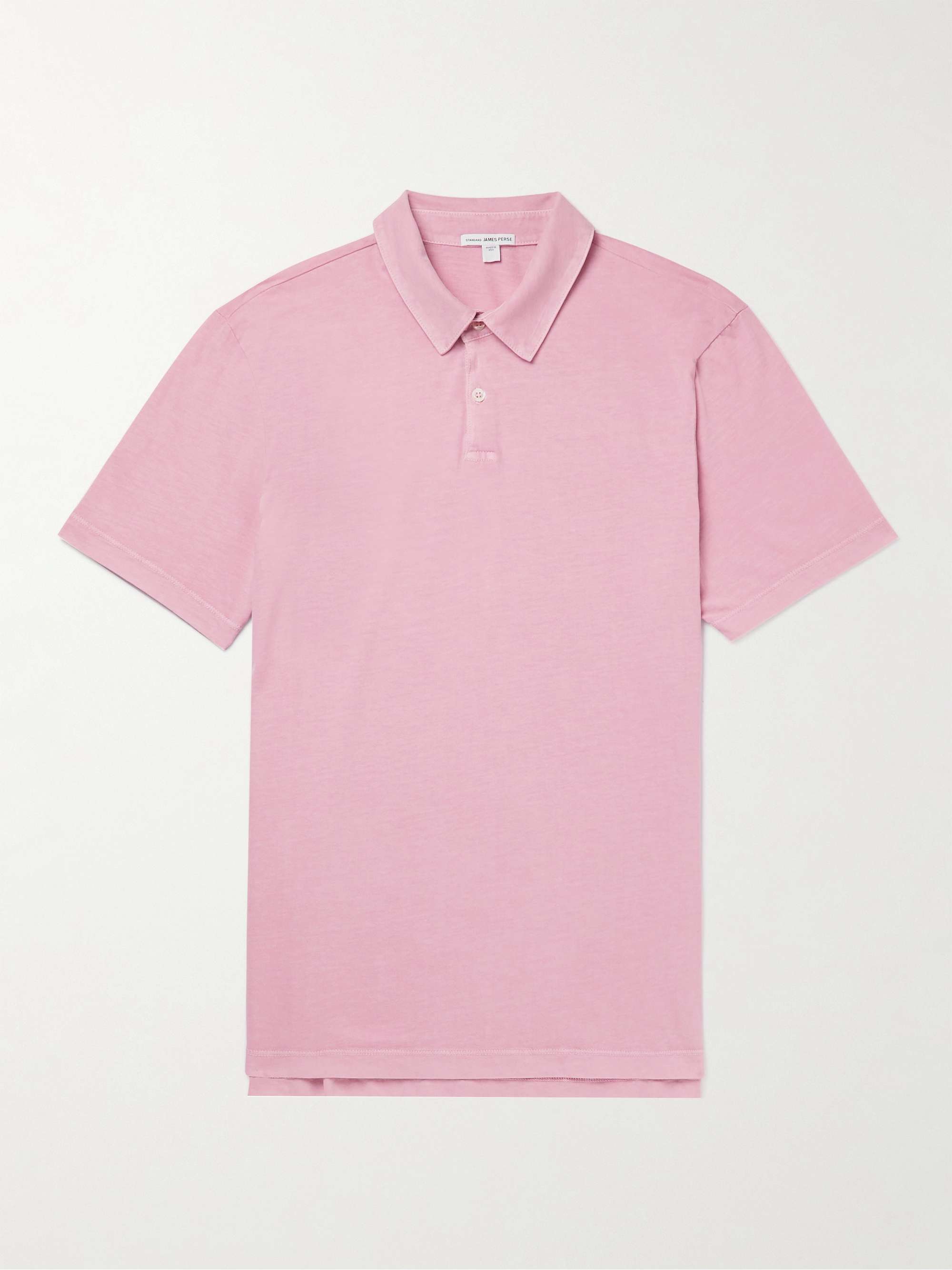 JAMES PERSE Supima Cotton-Jersey Polo Shirt