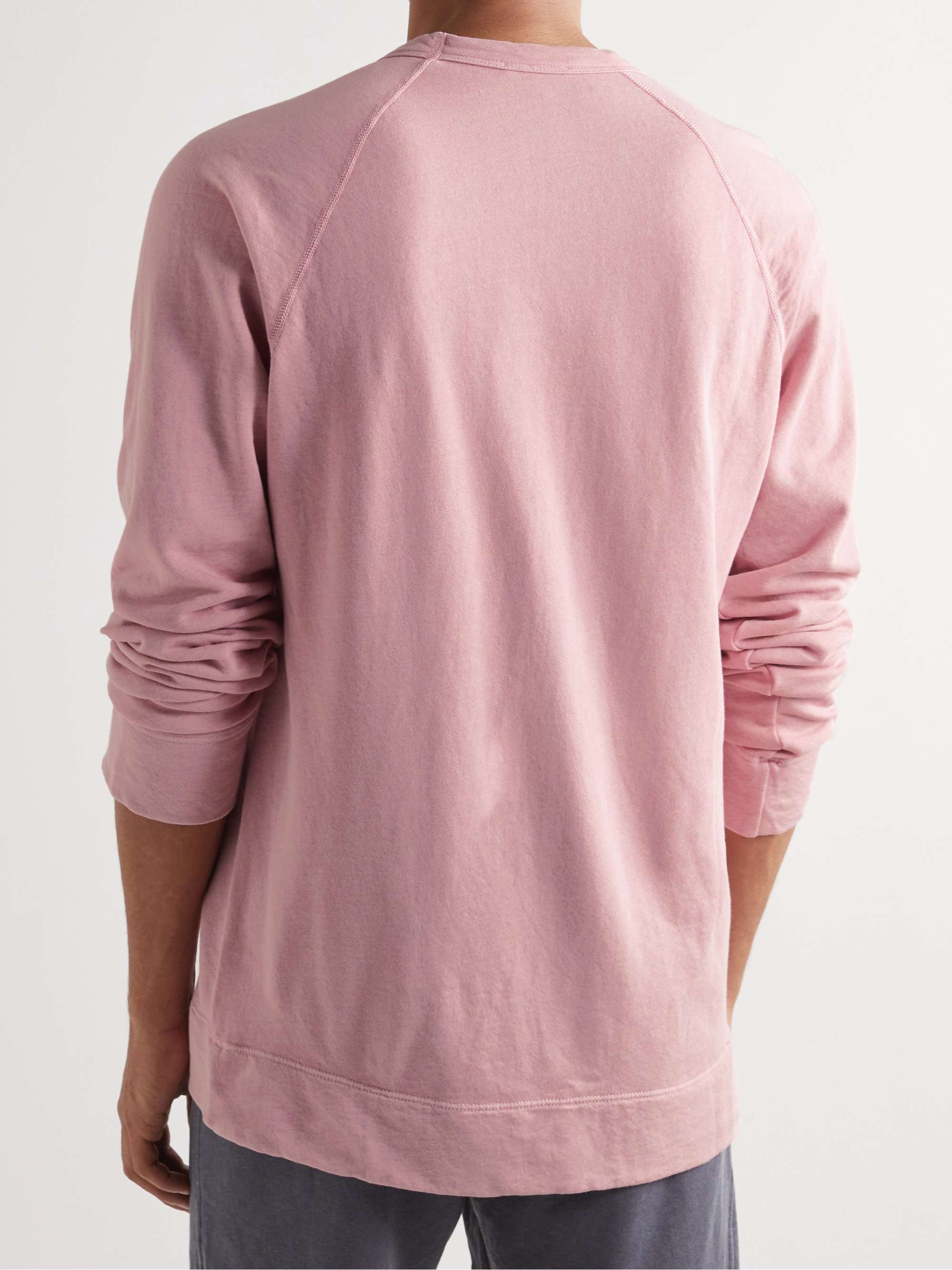 JAMES PERSE Loopback Supima Cotton-Jersey Sweatshirt