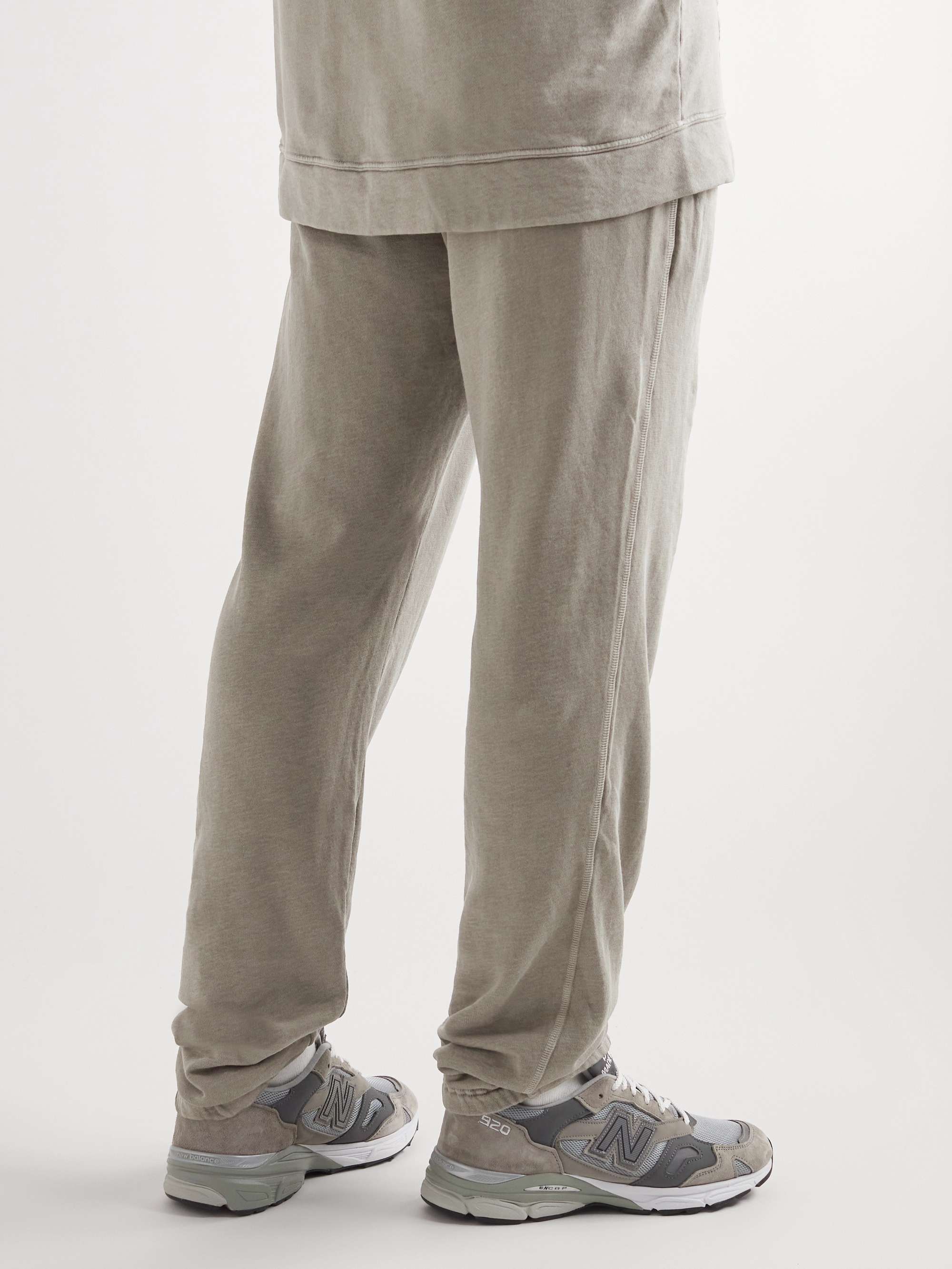 JAMES PERSE Straight-Leg Supima Cotton-Jersey Sweatpants