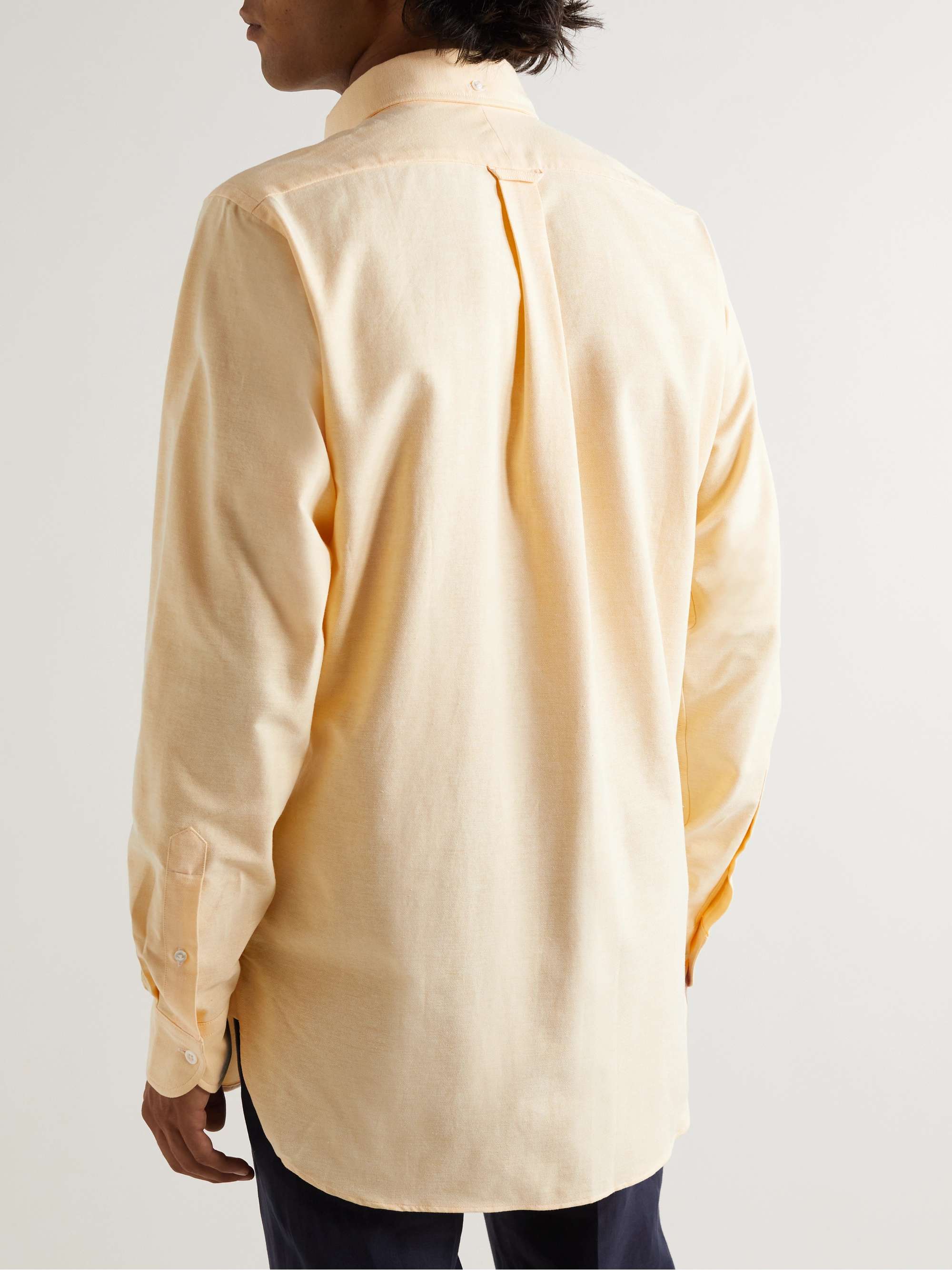 KINGSMAN Slim-Fit Button-Down Collar Cotton Oxford Shirt