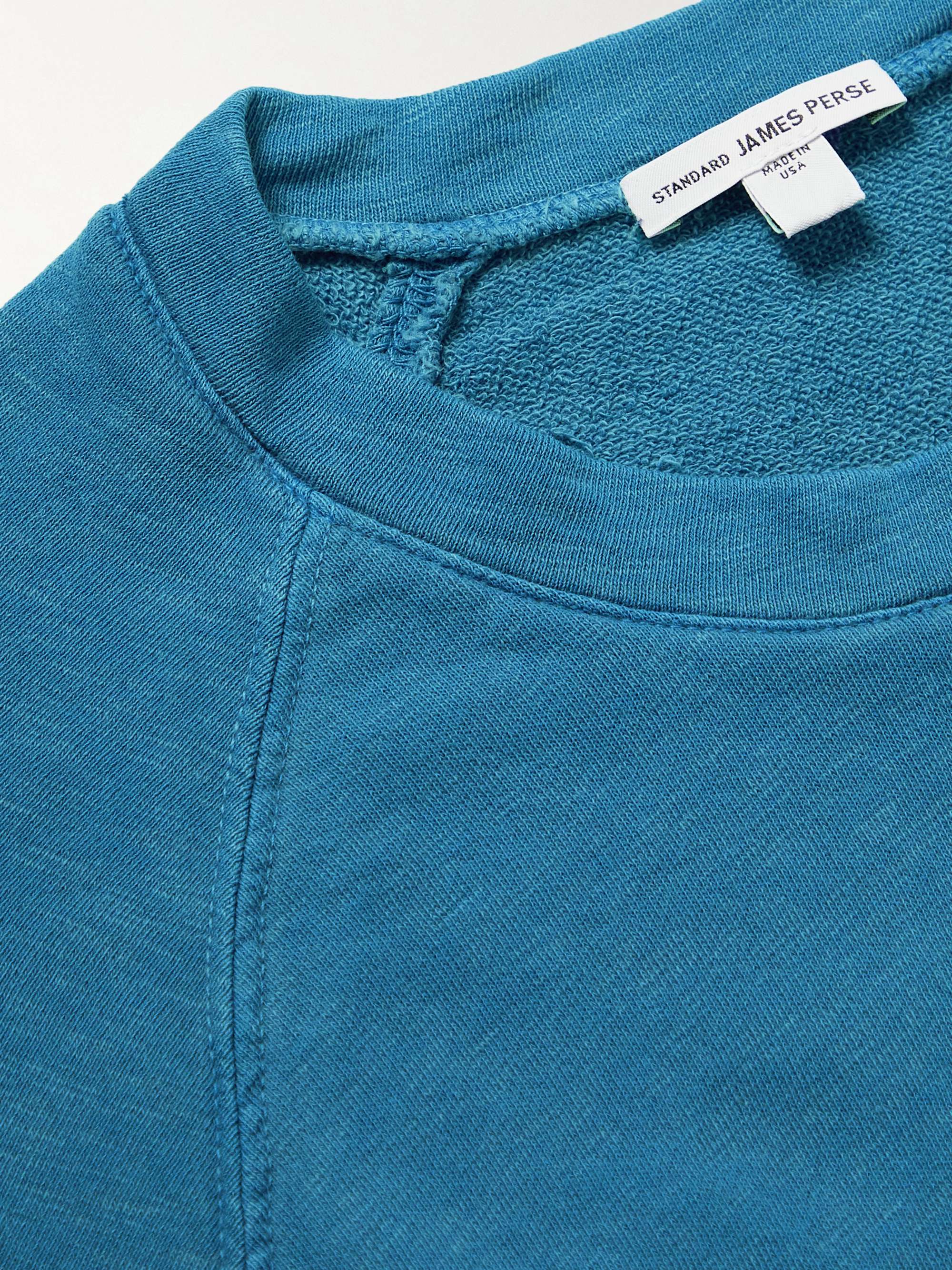 Blue Supima Cotton-Jersey Sweatshirt | JAMES PERSE | MR PORTER