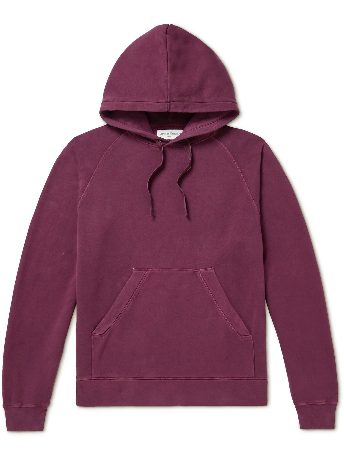 Officine Générale Octave Pigment-Dyed Cotton and TENCEL Lyocell-Blend Jersey Hoodie