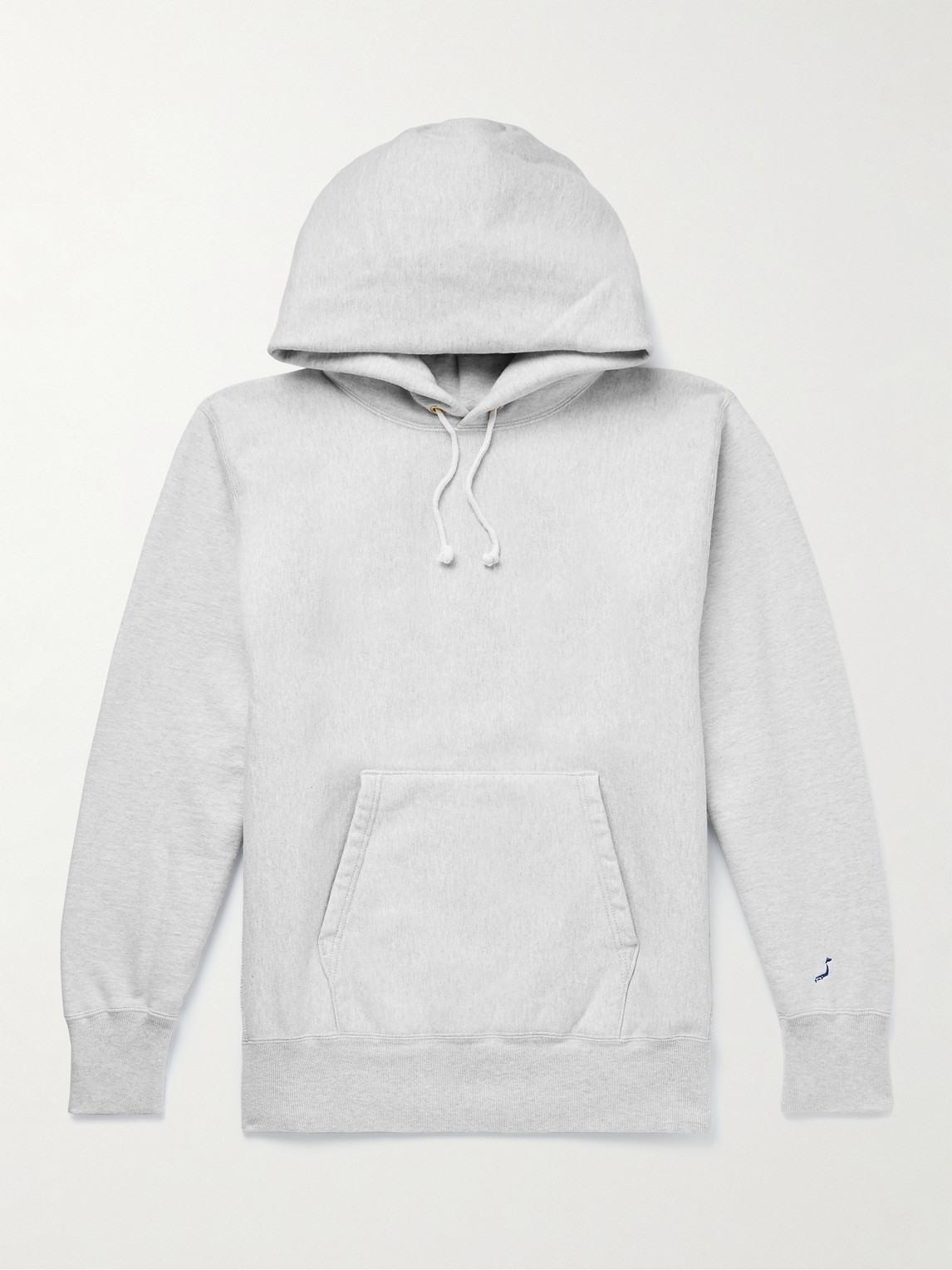 Orslow Cotton-jersey Hoodie In Gray