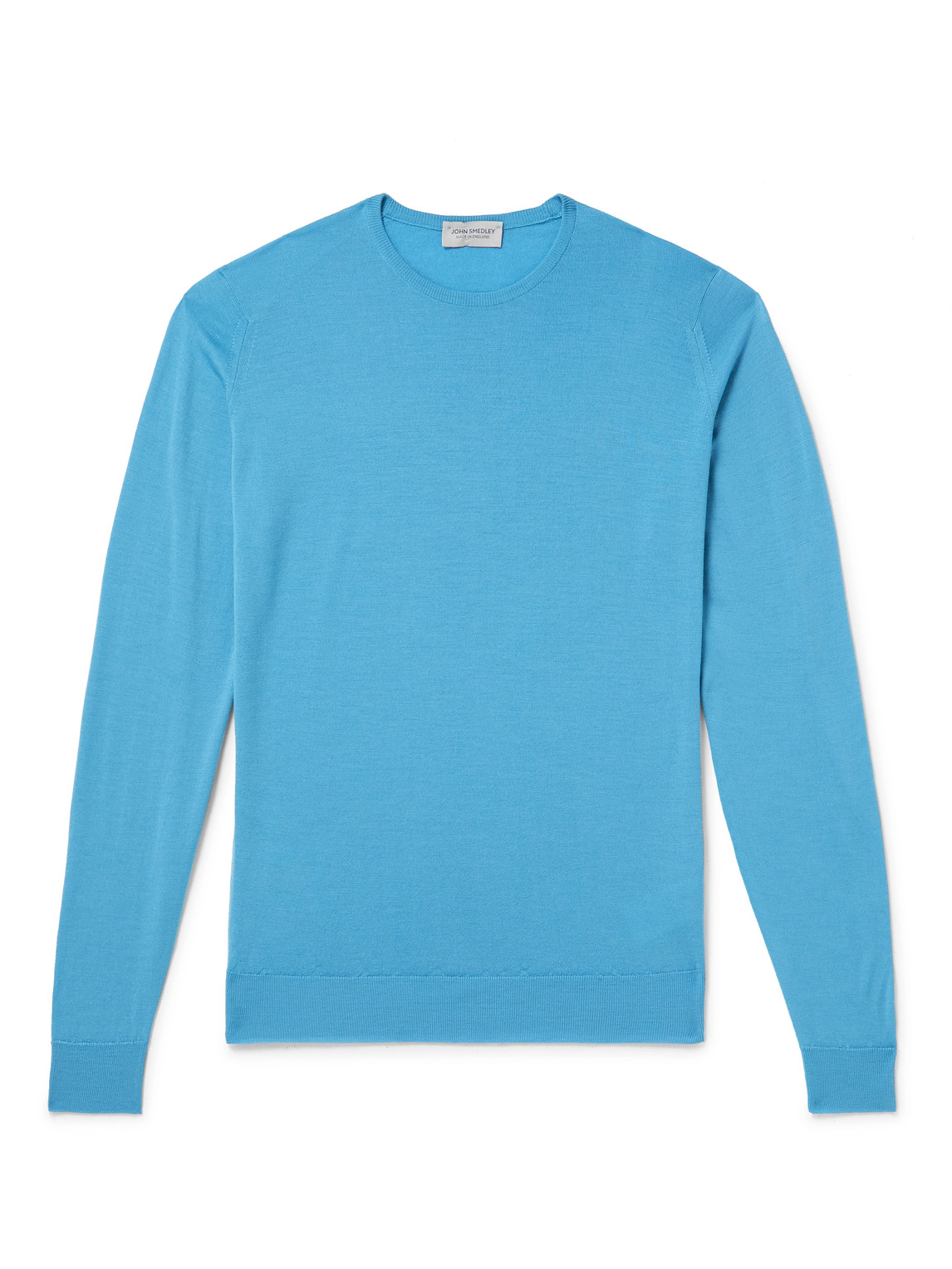 John Smedley Lundy Slim-fit Merino Wool Sweater In Blue