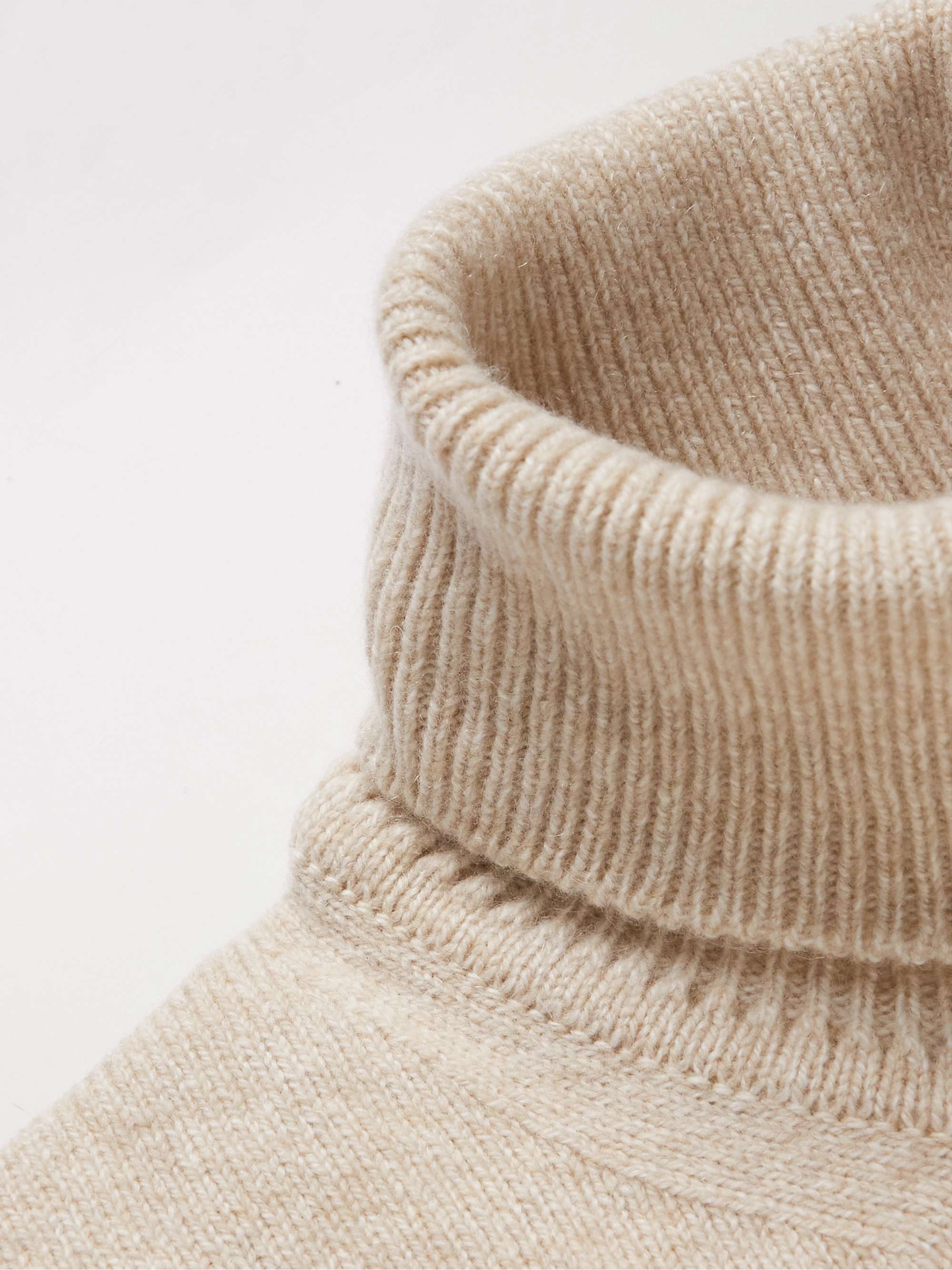 JOHN SMEDLEY Kolton Recycled Cashmere and Merino Wool-Blend Rollneck Sweater
