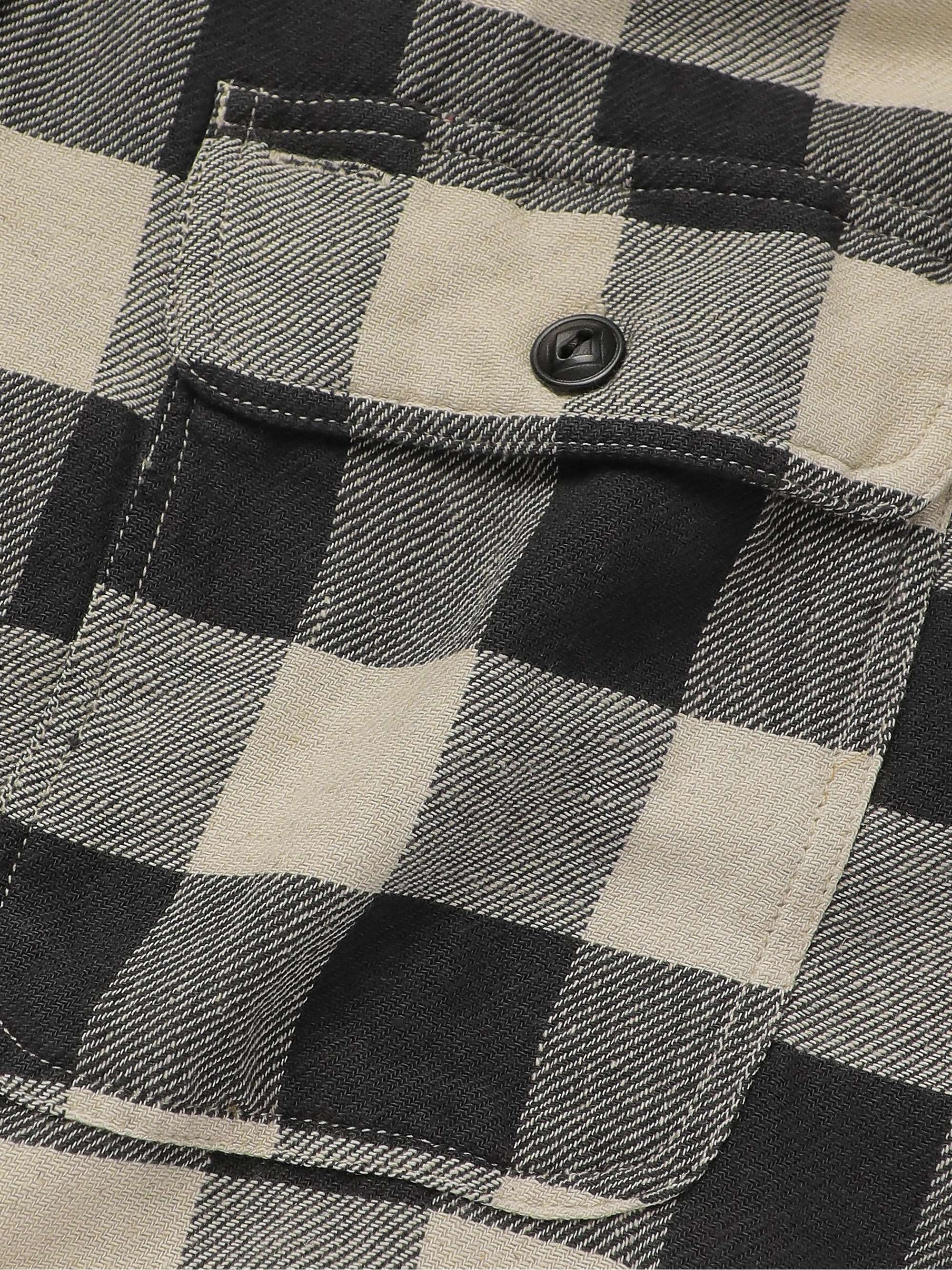 RRL Matlock Checked Cotton and Linen-Blend Twill Shirt