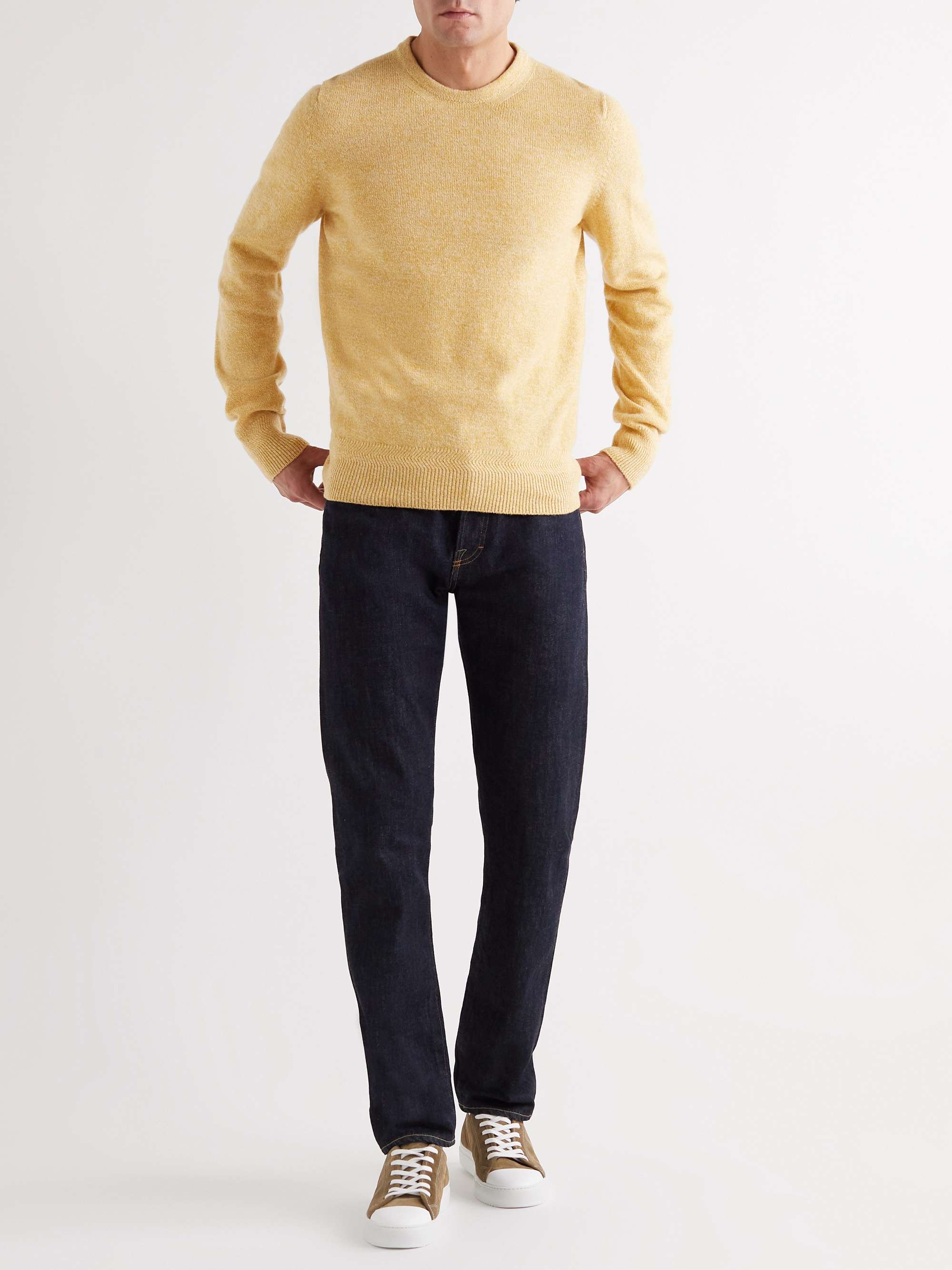 JOHN SMEDLEY Niko Recycled Cashmere and Merino Wool-Blend Sweater