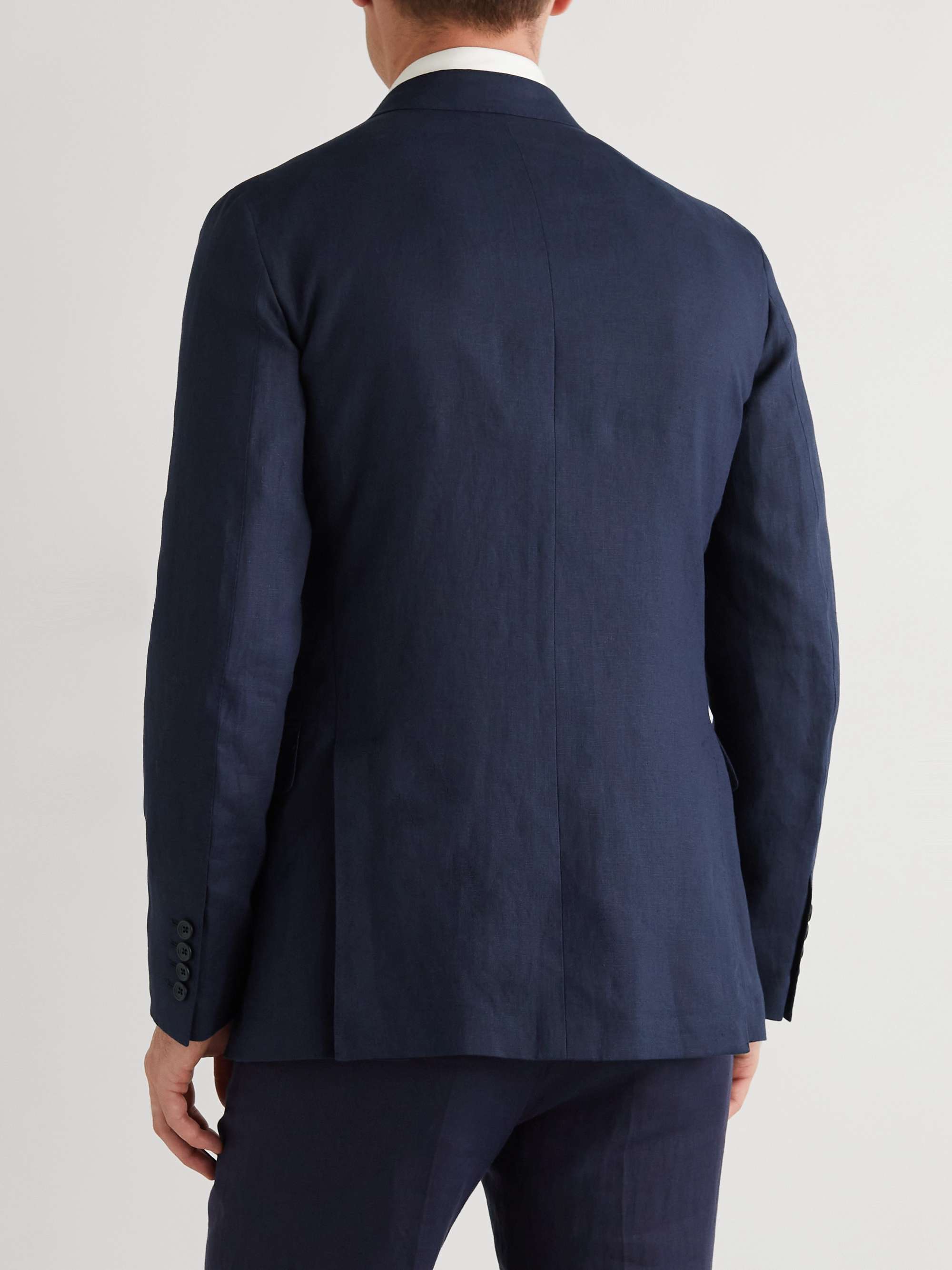 KINGSMAN Unconstructed Linen Suit Jacket