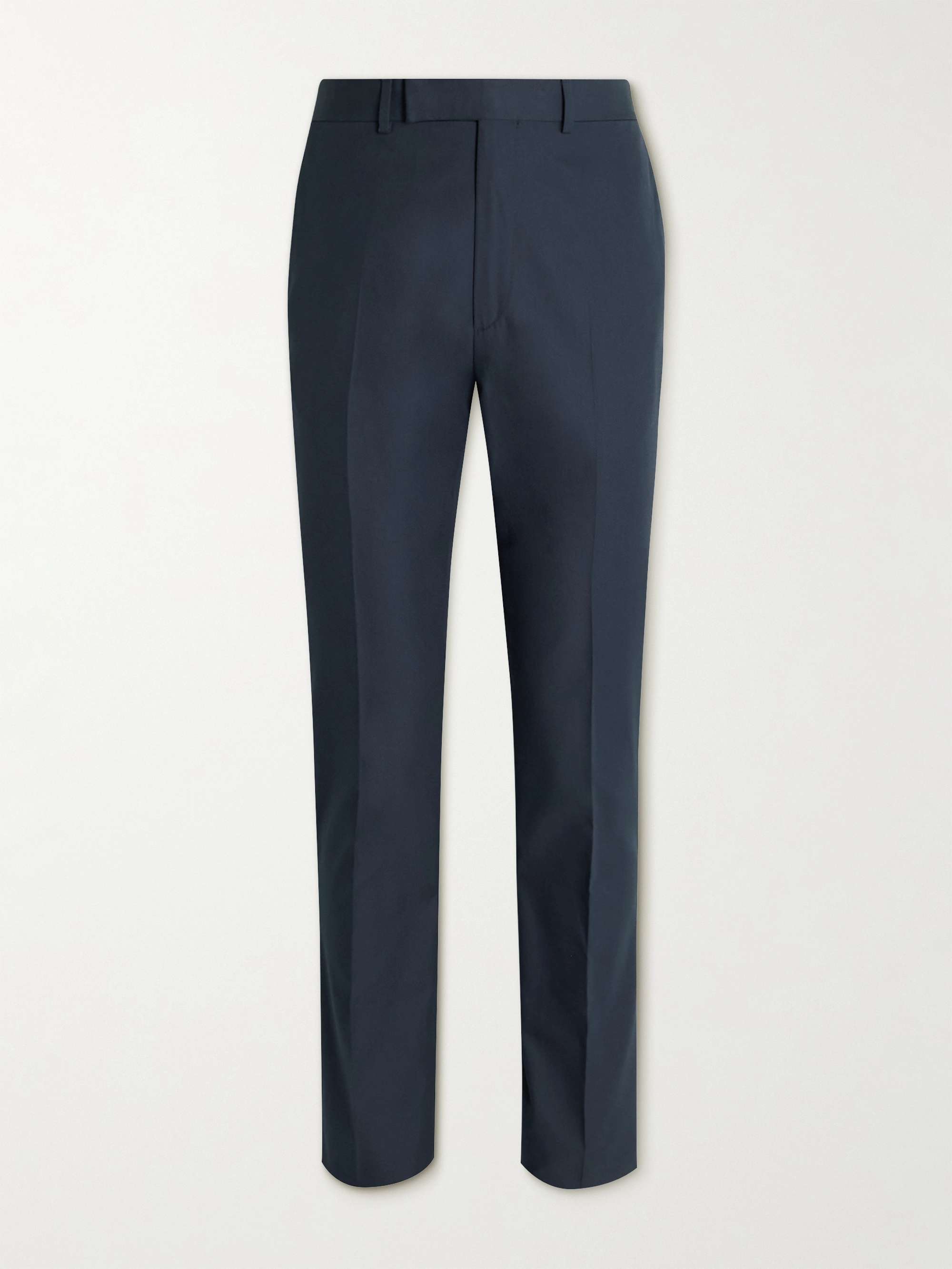 KINGSMAN Straight-Leg Mohair and Wool-Blend Trousers