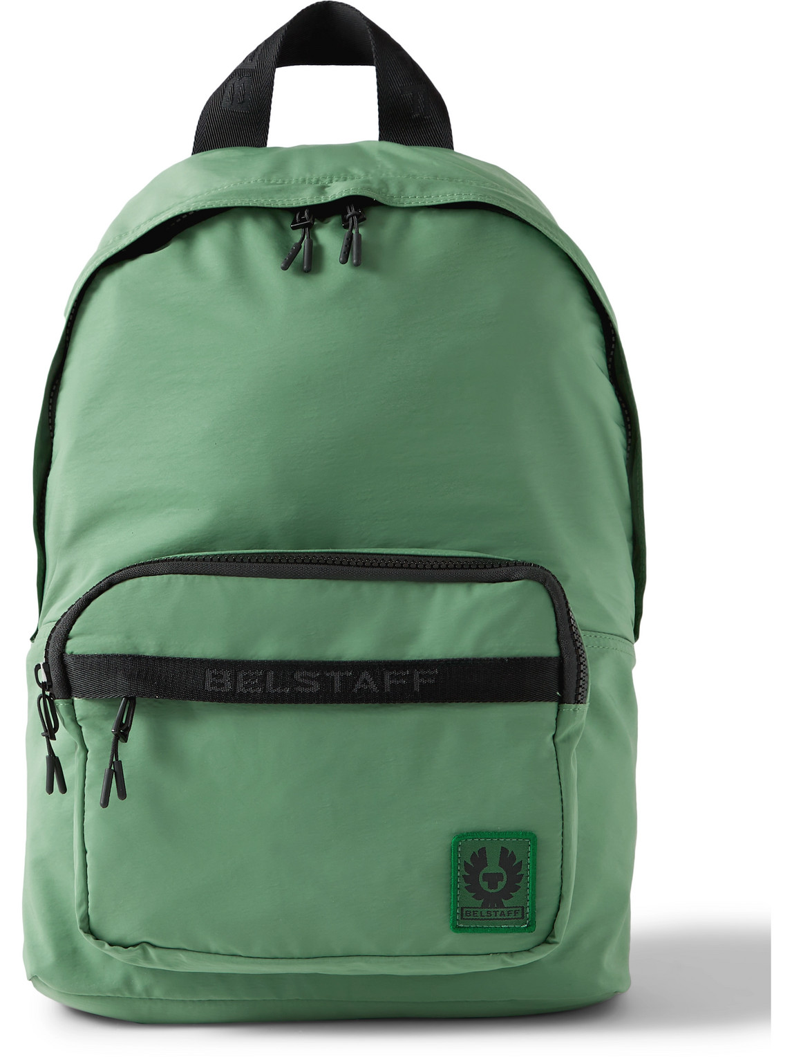 Belstaff Logo-appliquéd Ripple Shell Backpack In Green