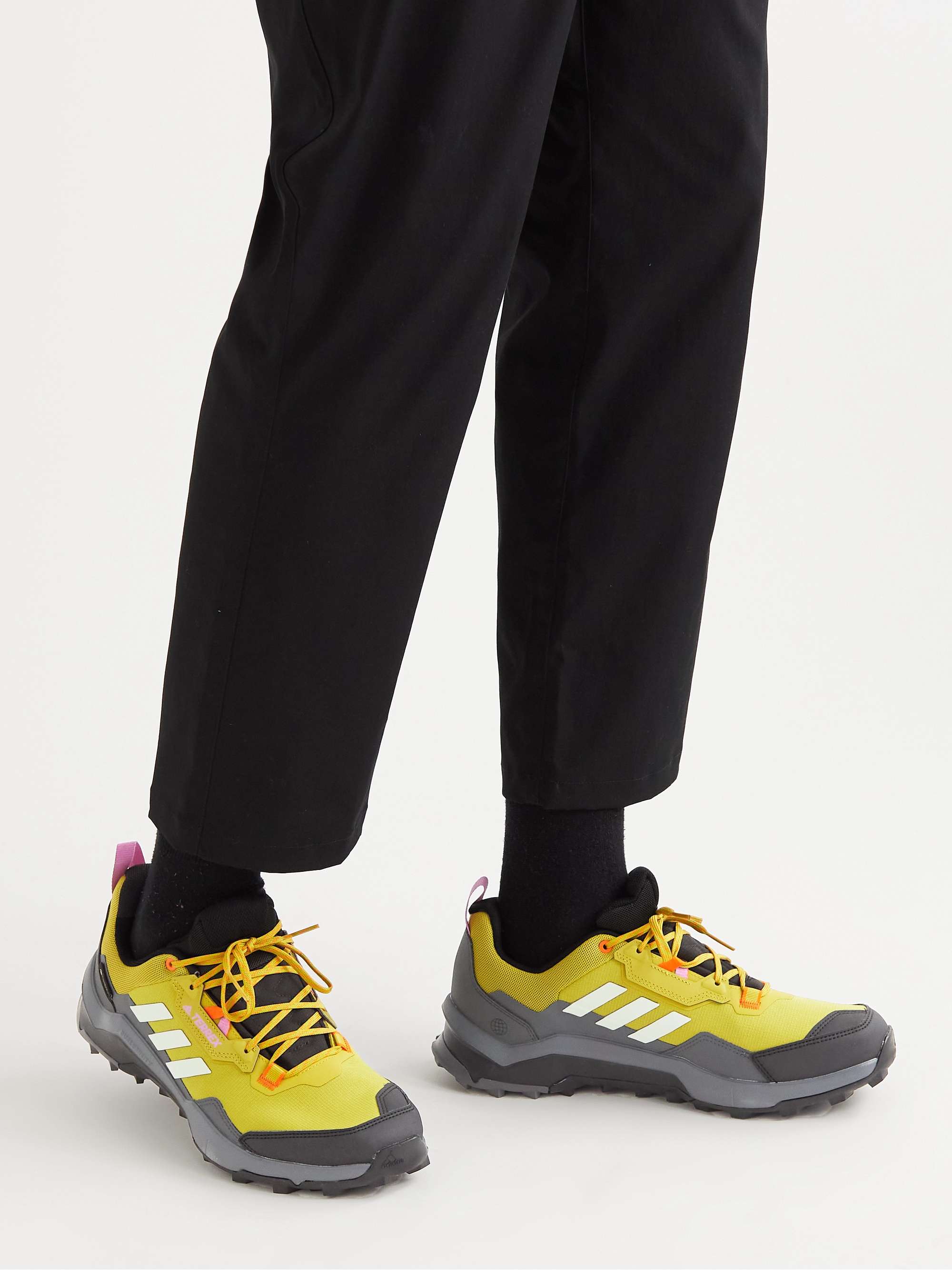 adidas terrex primegreen | Terrex Ax4 Rubber-Trimmed Primegreen Hiking Shoes
