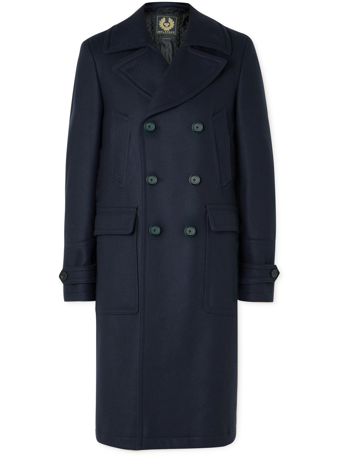 BELSTAFF MILFORD DOUBLE-BREASTED WOOL-BLEND COAT