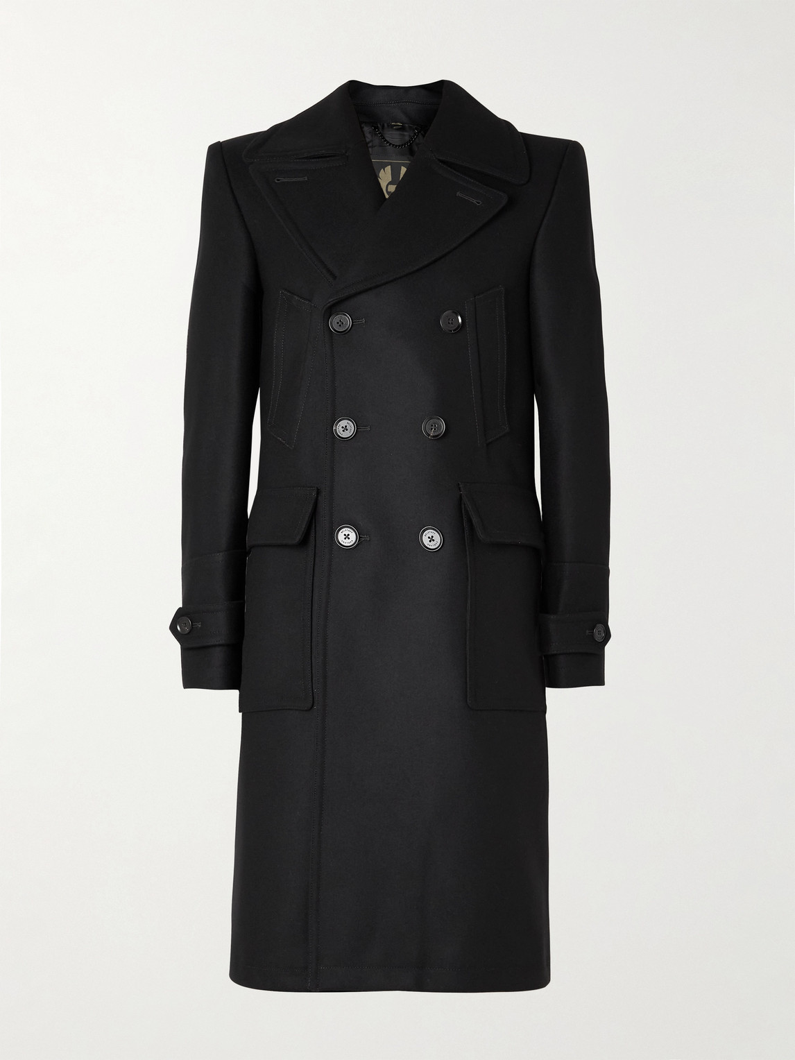 BELSTAFF MILFORD DOUBLE-BREASTED WOOL-BLEND COAT