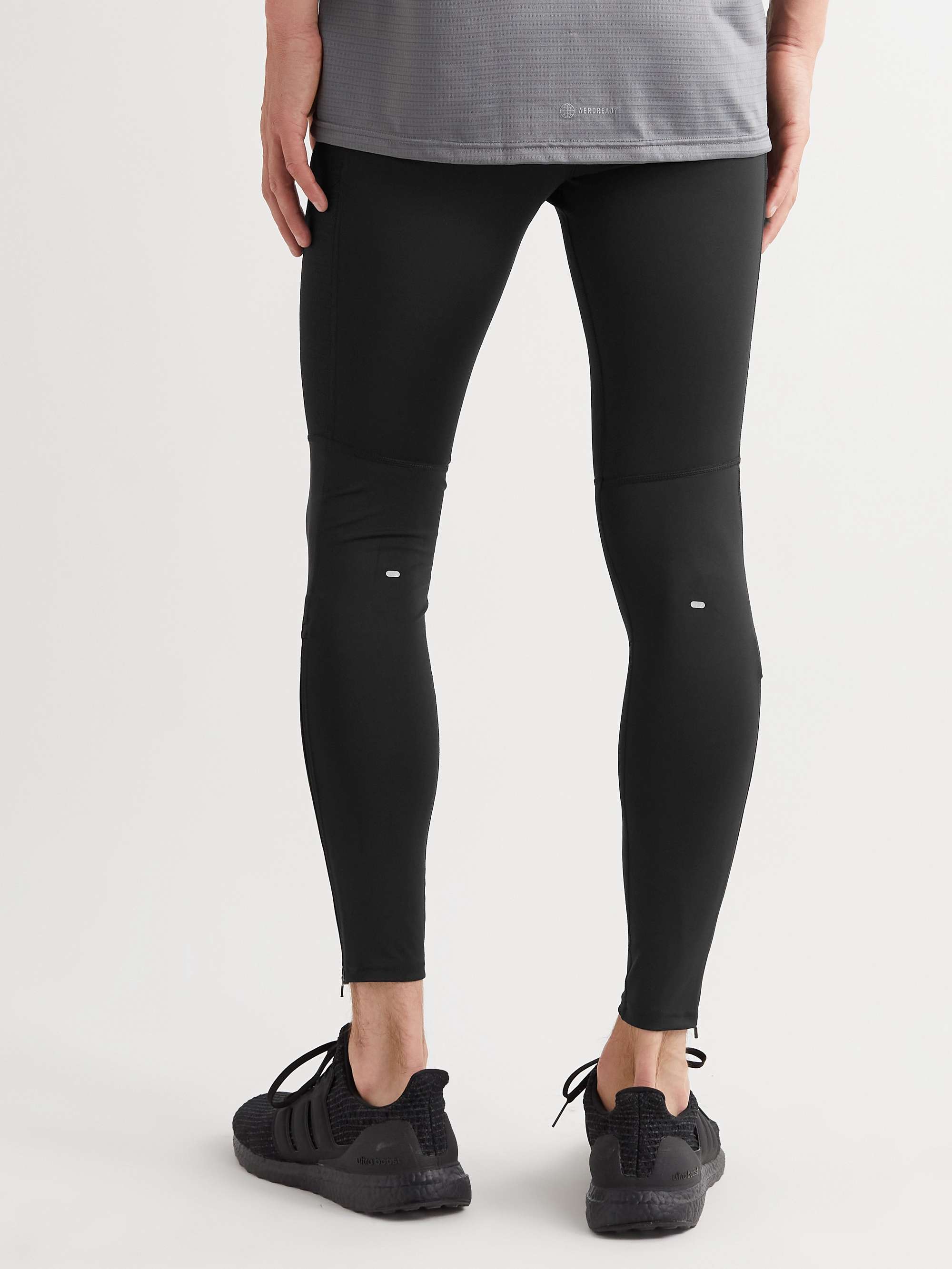 ADIDAS SPORT Own the Run Recycled AEROREADY Stretch-Jersey Running Tights