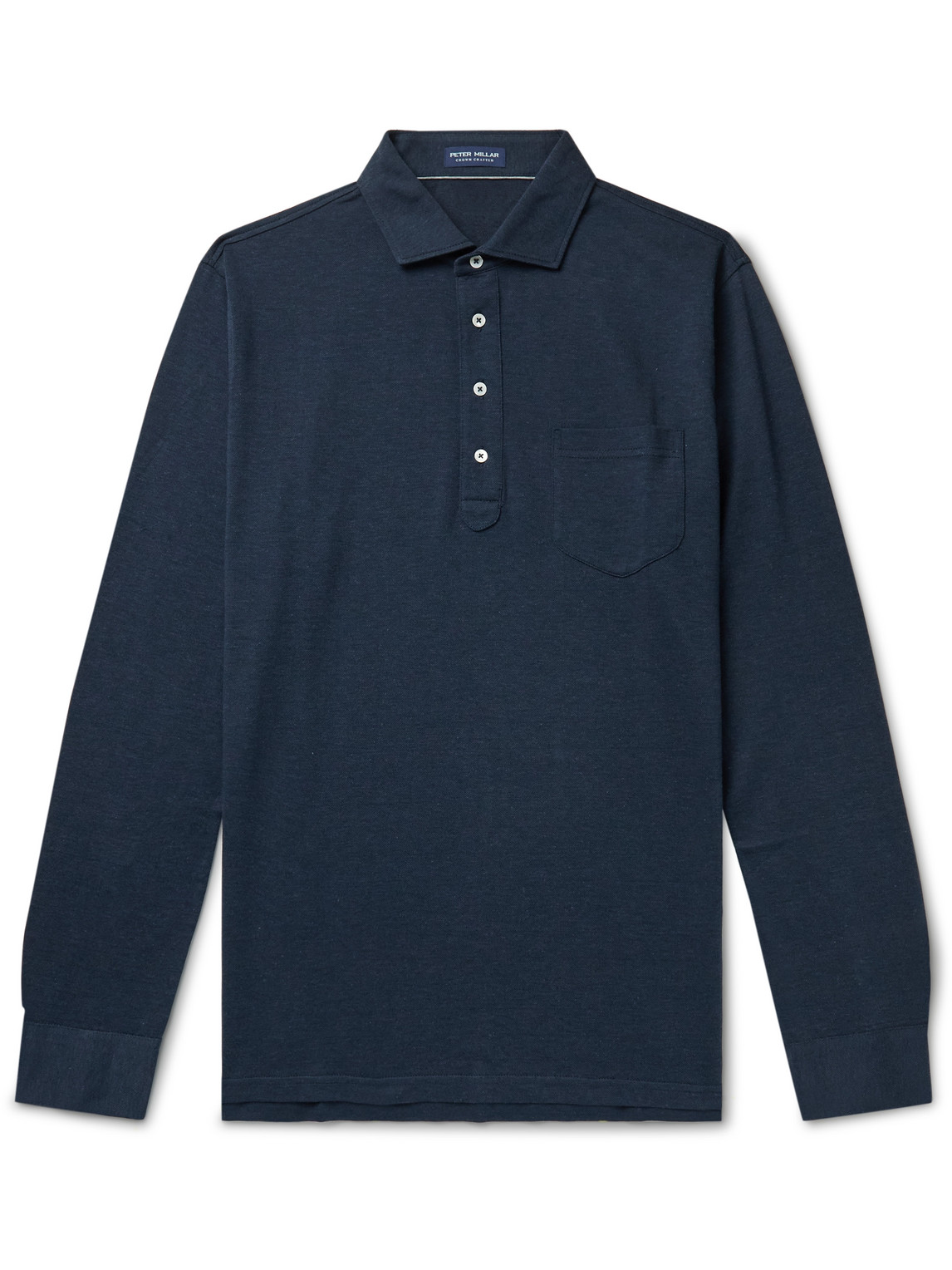 Peter Millar Amble Slim-Fit Cotton and Cashmere-Blend Piqué Polo Shirt