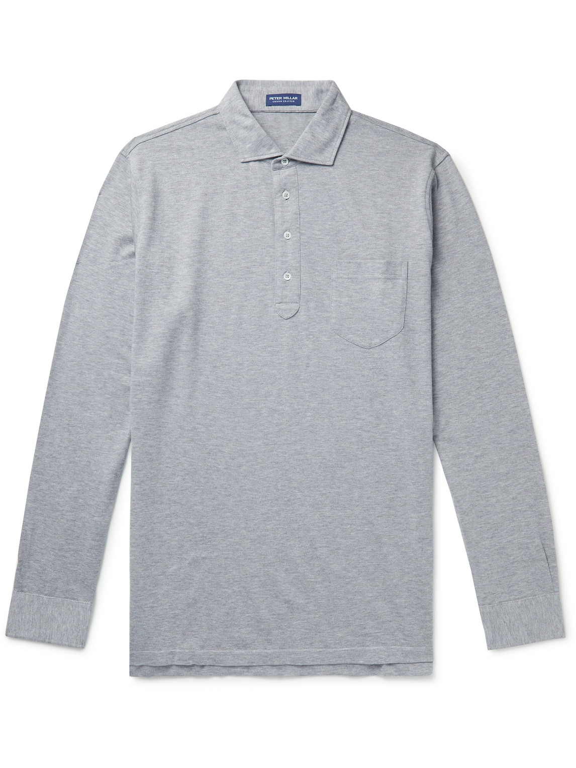 Peter Millar Amble Slim-Fit Cotton and Cashmere-Blend Piqué Polo Shirt