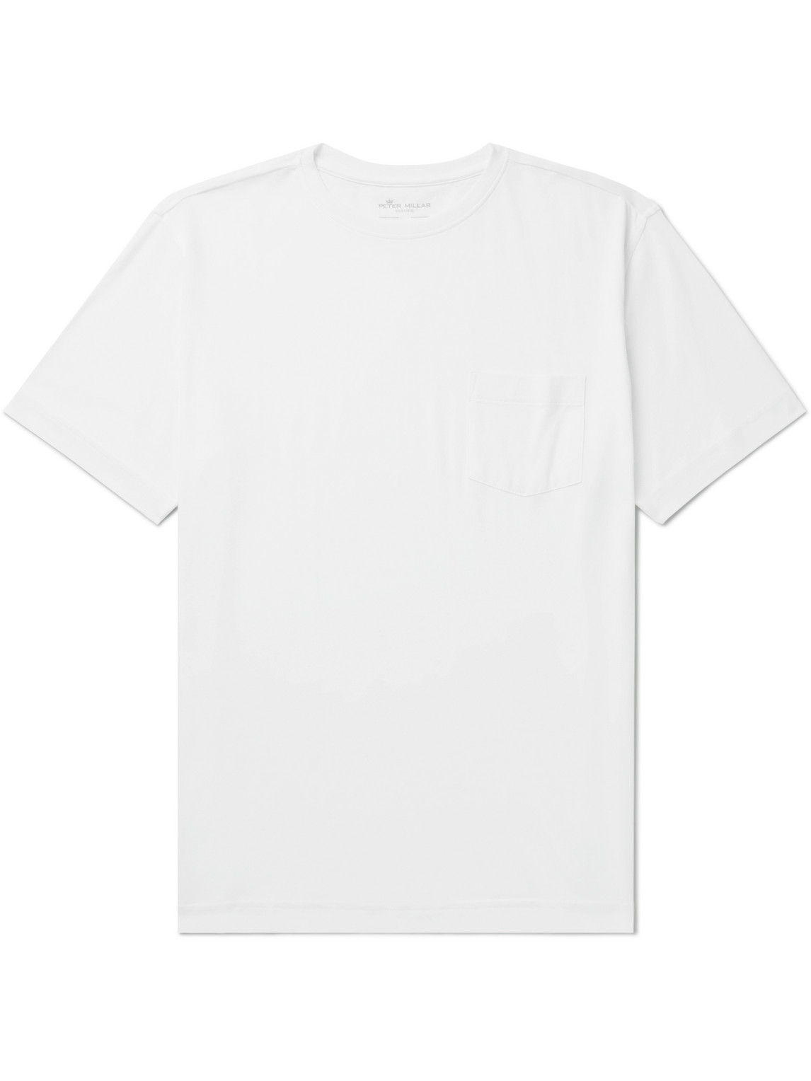 Peter Millar Seaside Summer Cotton And Modal-blend Jersey T-shirt In White