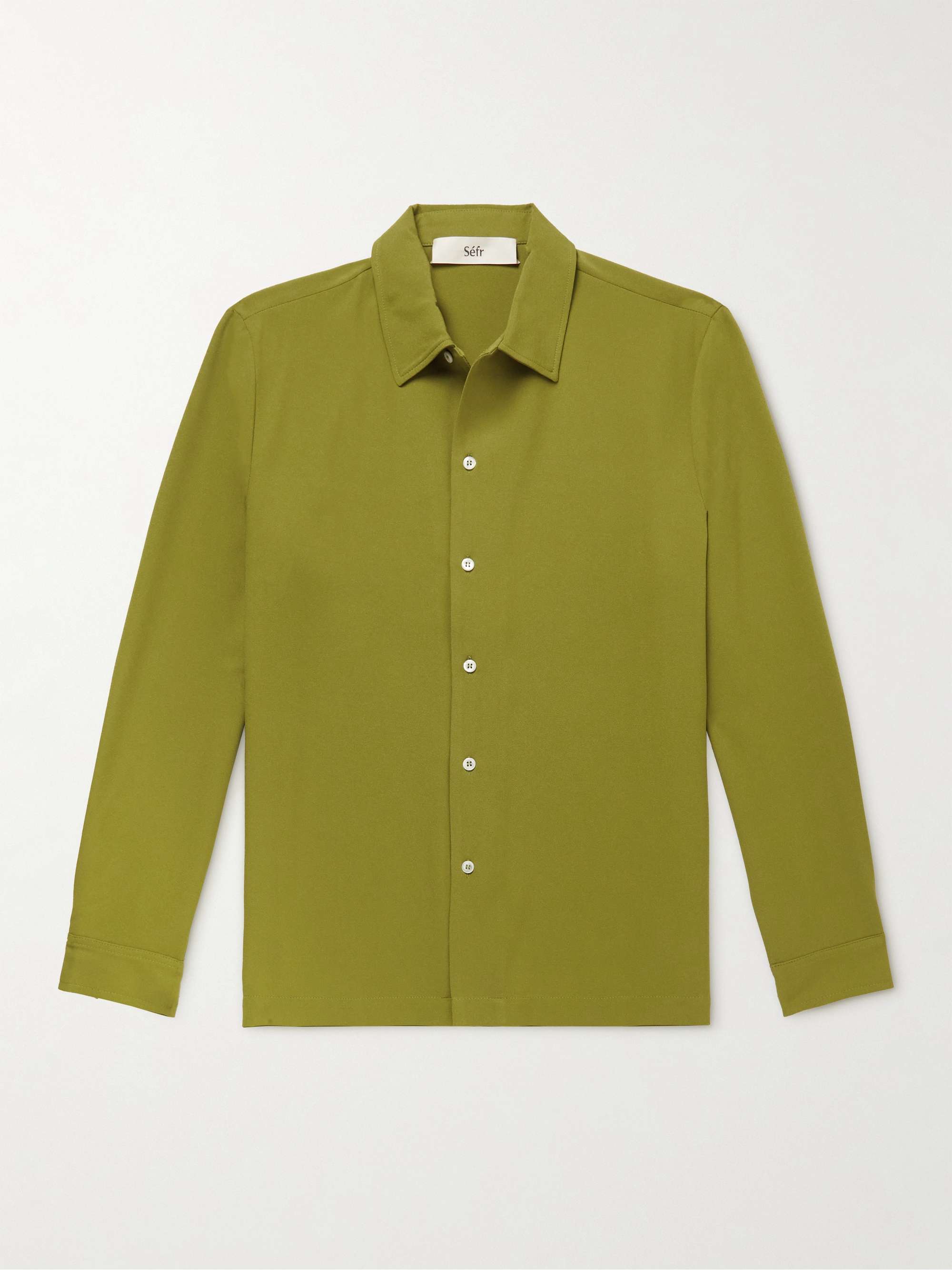 SÉFR Cotton and Linen-Blend Shirt