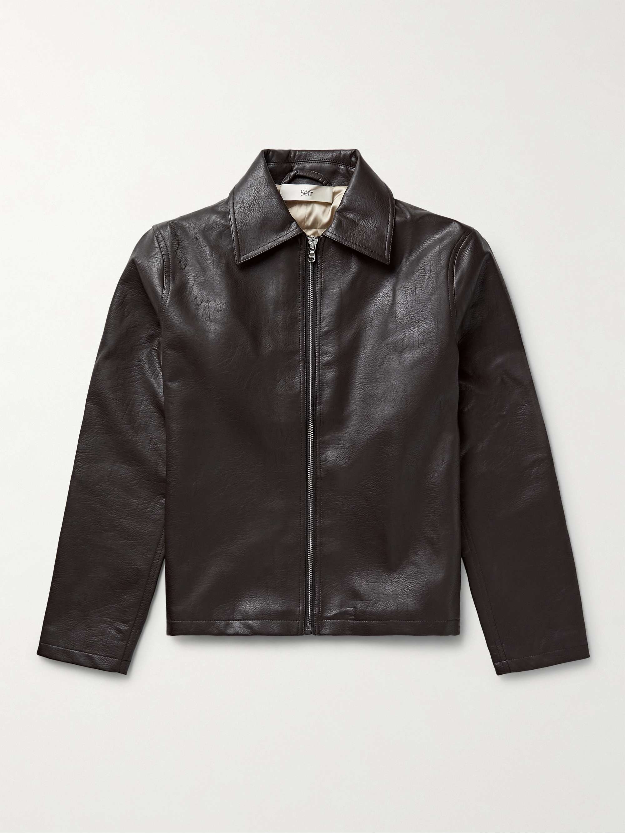 SÉFR Truth Faux Leather Jacket