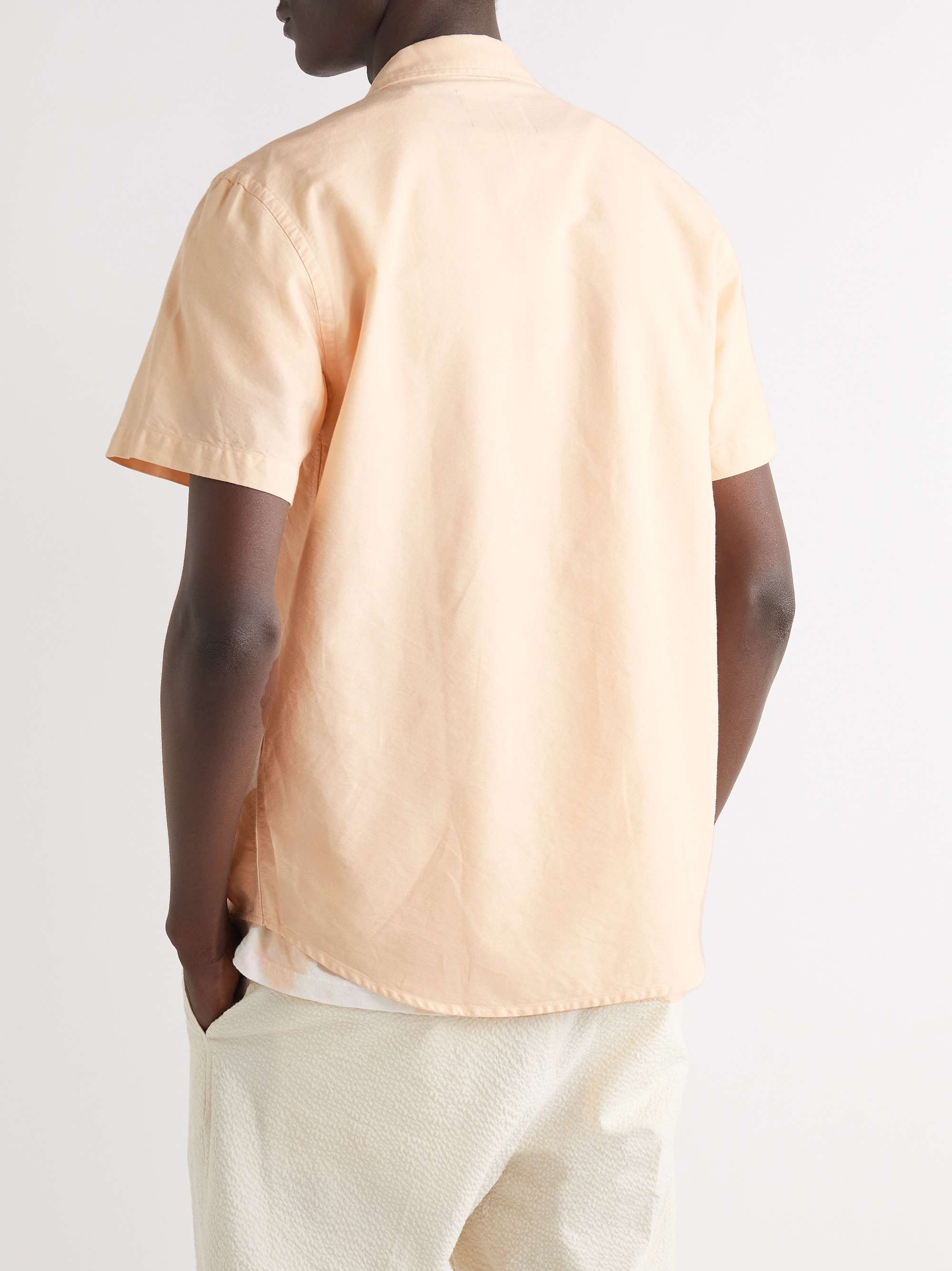 LA PAZ Silveira Convertible-Collar Cotton Oxford Shirt