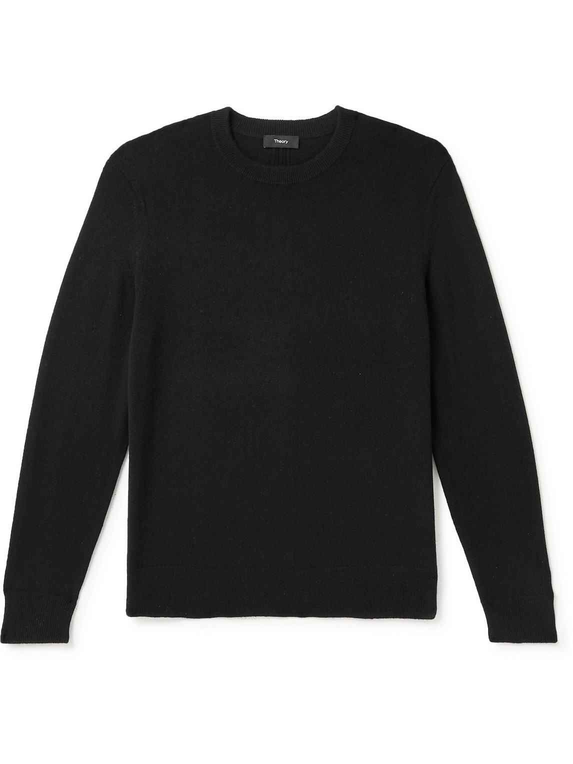 Theory Hilles Cashmere Sweater In Black