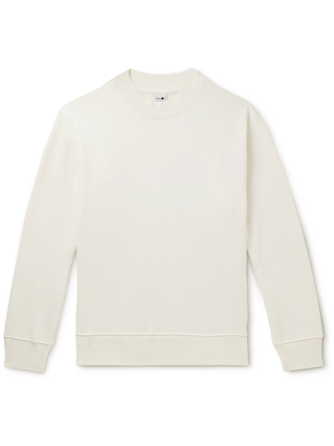 NN07 Cotton-Blend Jersey Mock-Neck Sweatshirt