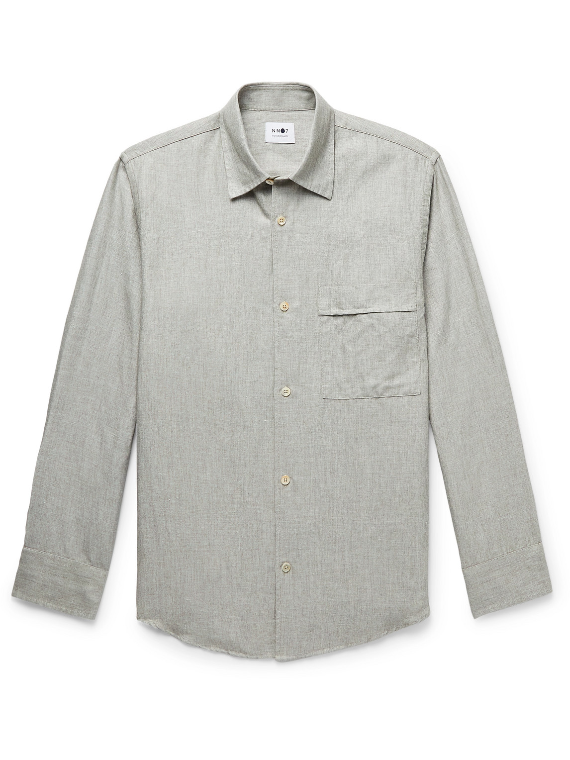 NN07 Teitur Cashmere, Cotton and Wool-Blend Twill Shirt
