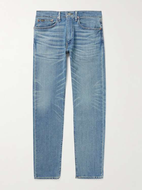 mrporter.com | Parkside Stretch-Denim Straight-Leg Jeans