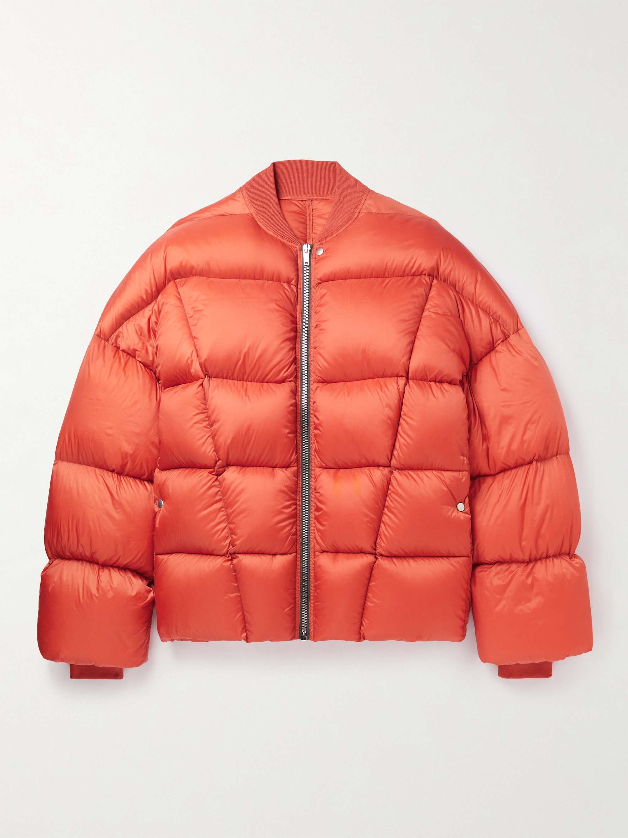 RICK OWENS Quilted Shell Down Jacket