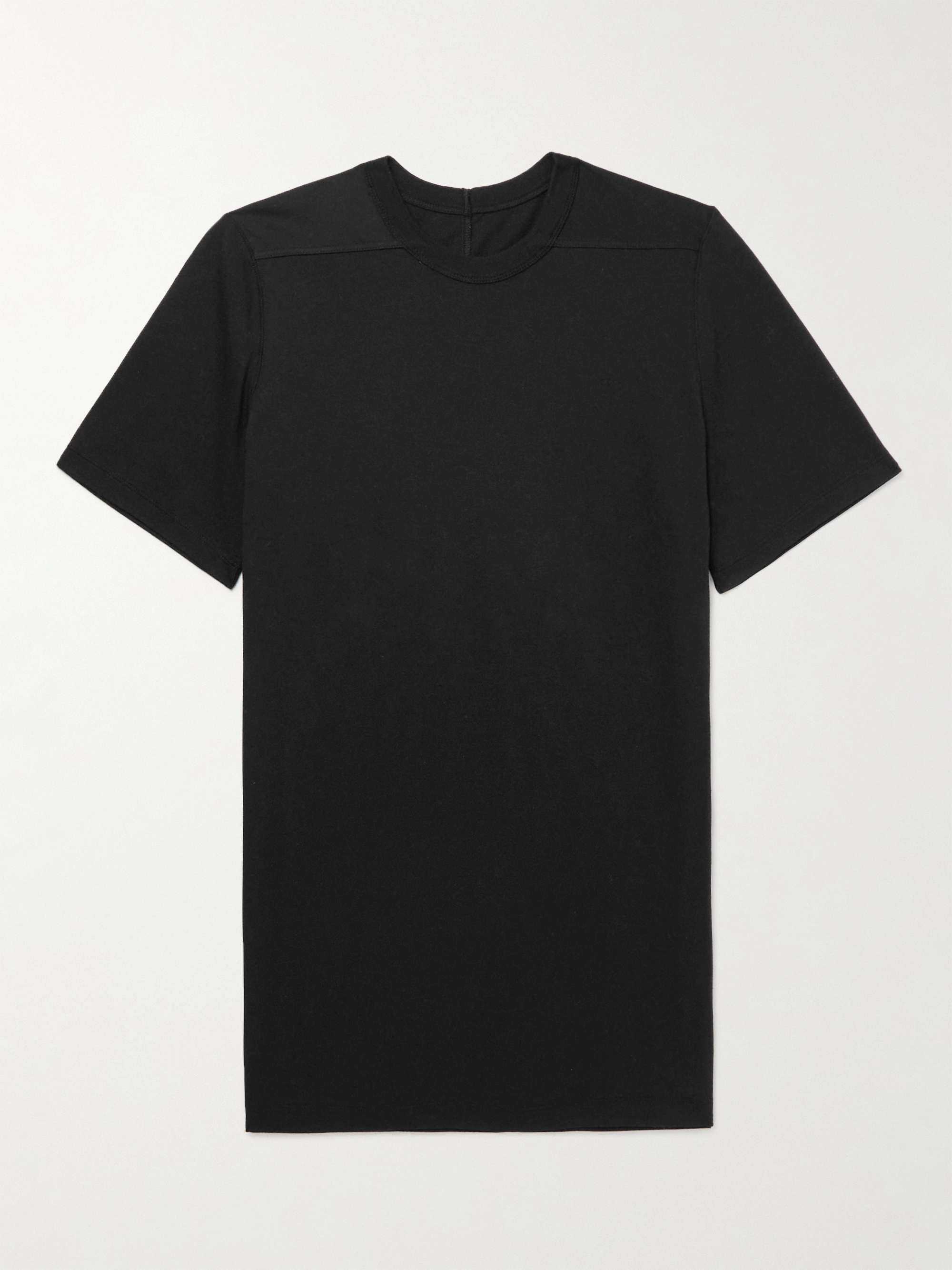 Mens T-shirts Rick Owens T-shirts Rick Owens Cotton Regular Fit T-shirt in Black for Men 
