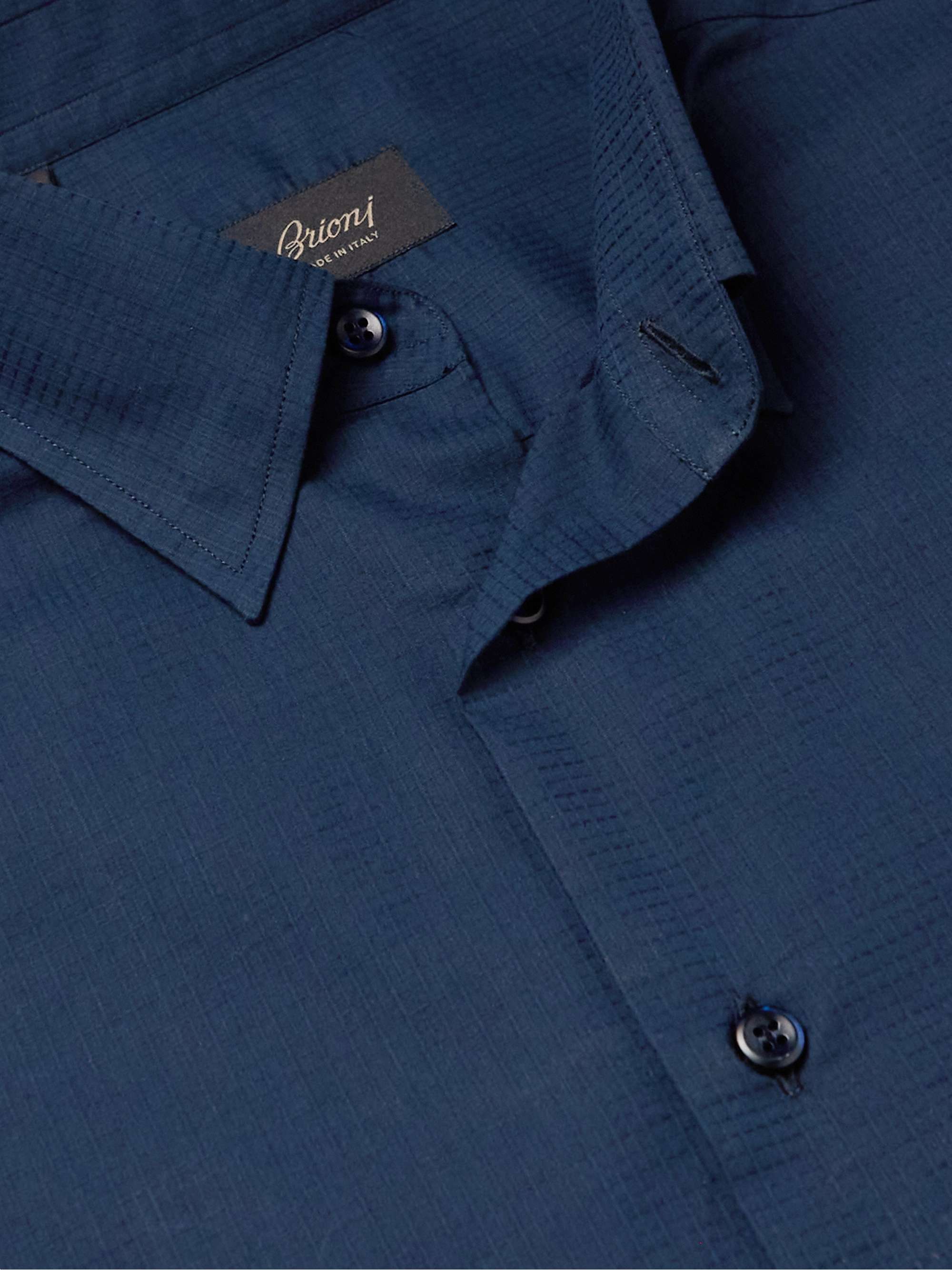 BRIONI Cotton-Ripstop Shirt