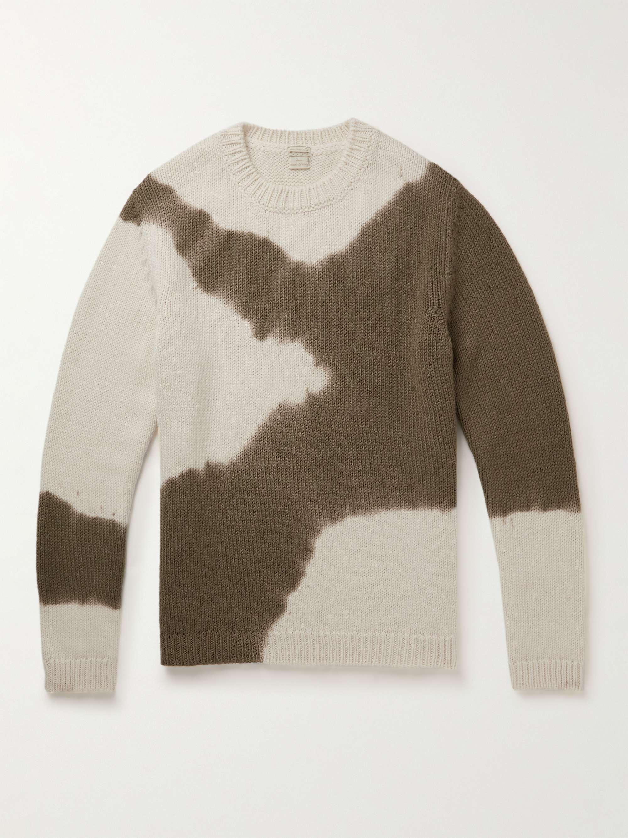 MASSIMO ALBA Tie-Dyed Wool Sweater