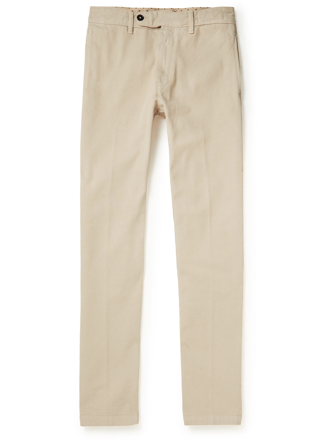 MASSIMO ALBA SLIM-FIT COTTON AND WOOL-BLEND SUIT TROUSERS