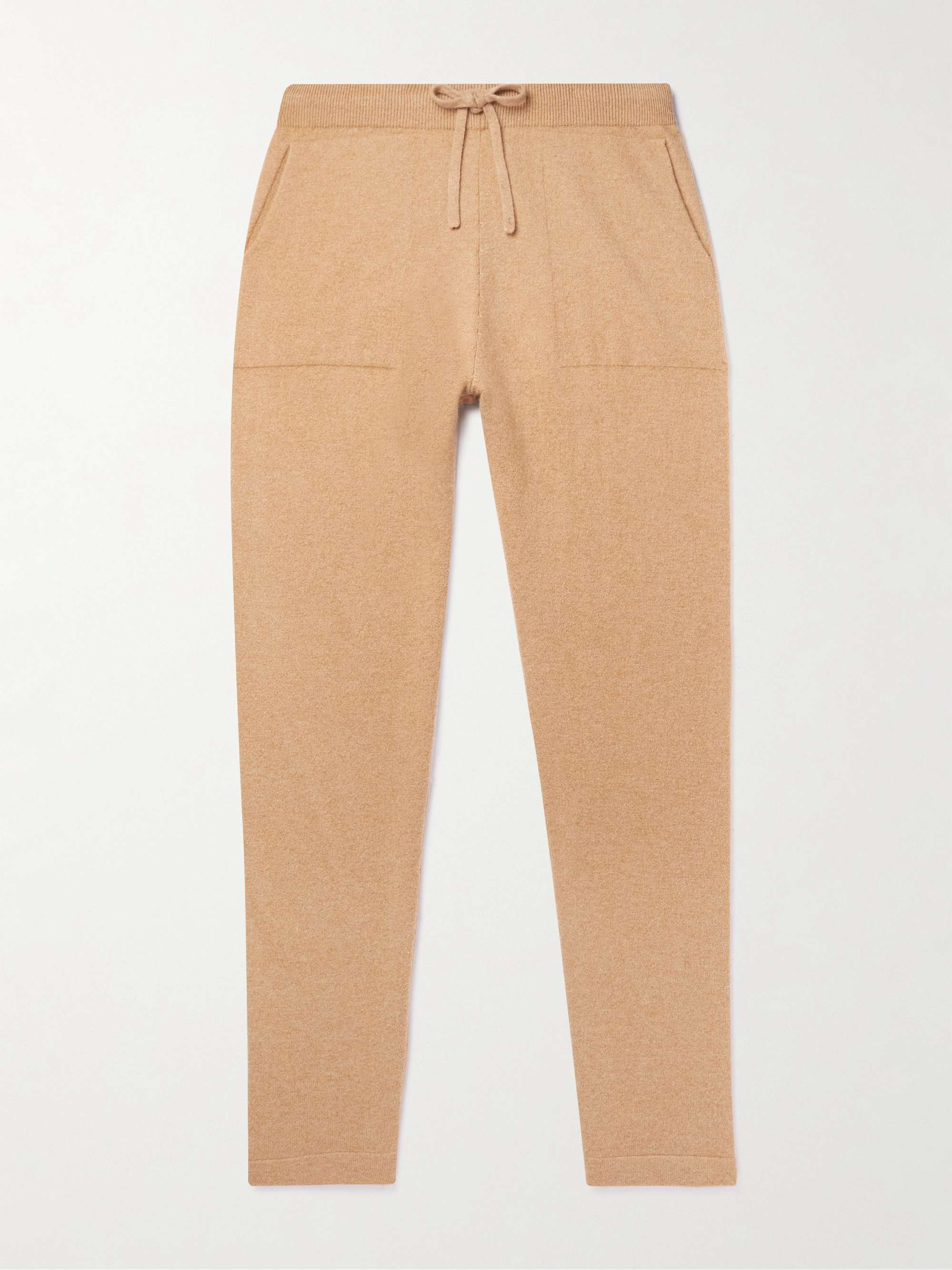 MASSIMO ALBA Straight-Leg Garment-Dyed Cashmere Sweatpants