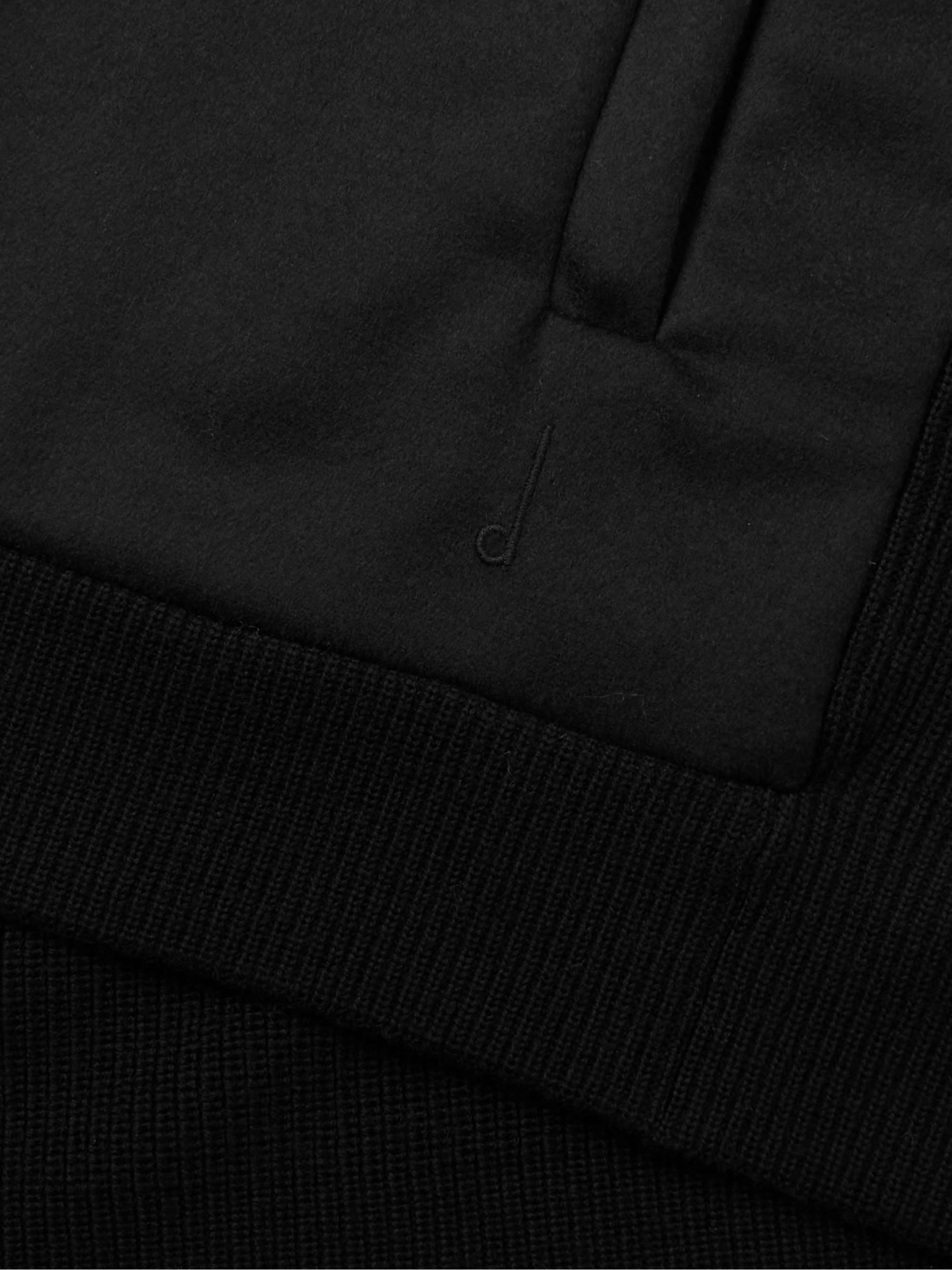 DUNHILL Slim-Fit Panelled Wool and Cashmere Jacket