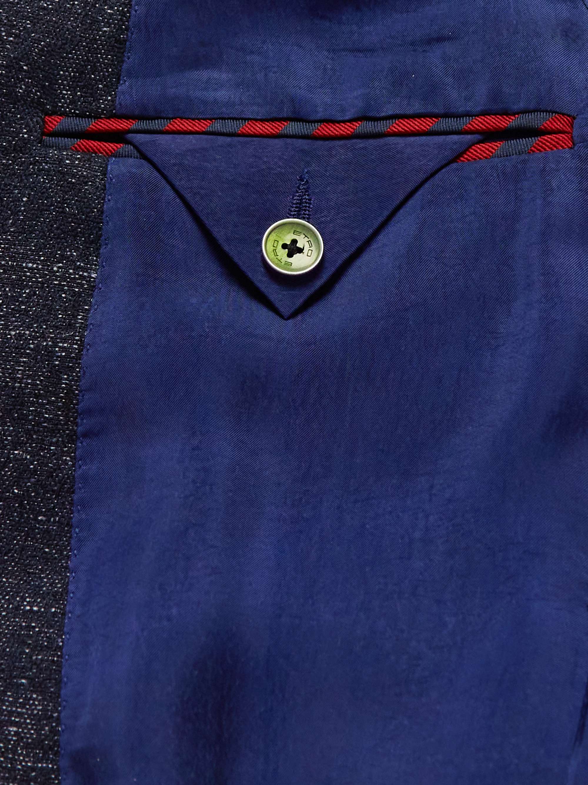 ETRO Cotton, Wool and Linen-Blend Jacquard Blazer