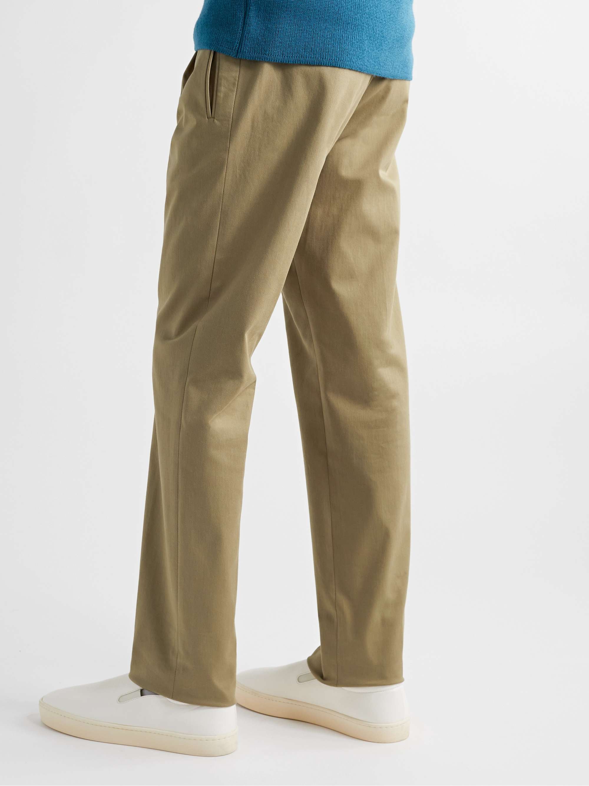 ETRO Slim-Fit Stretch-Cotton Twill Trousers