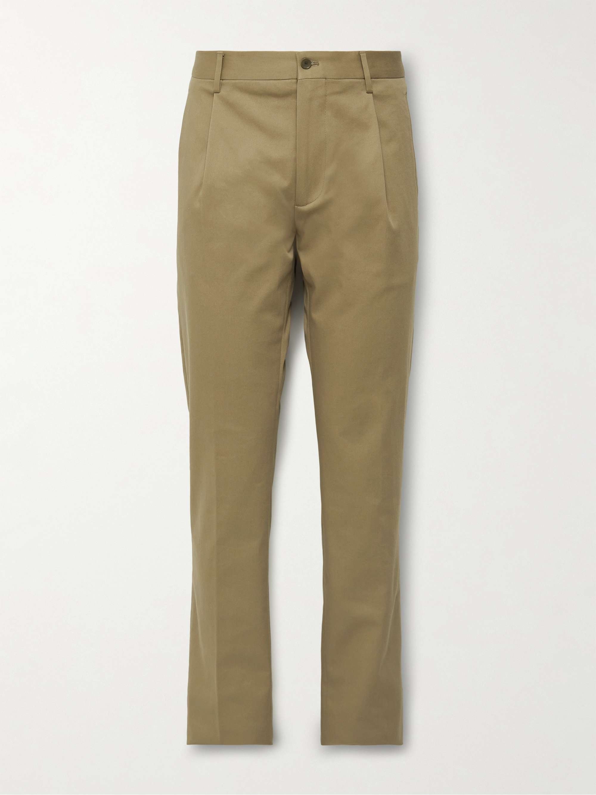 ETRO Slim-Fit Stretch-Cotton Twill Trousers