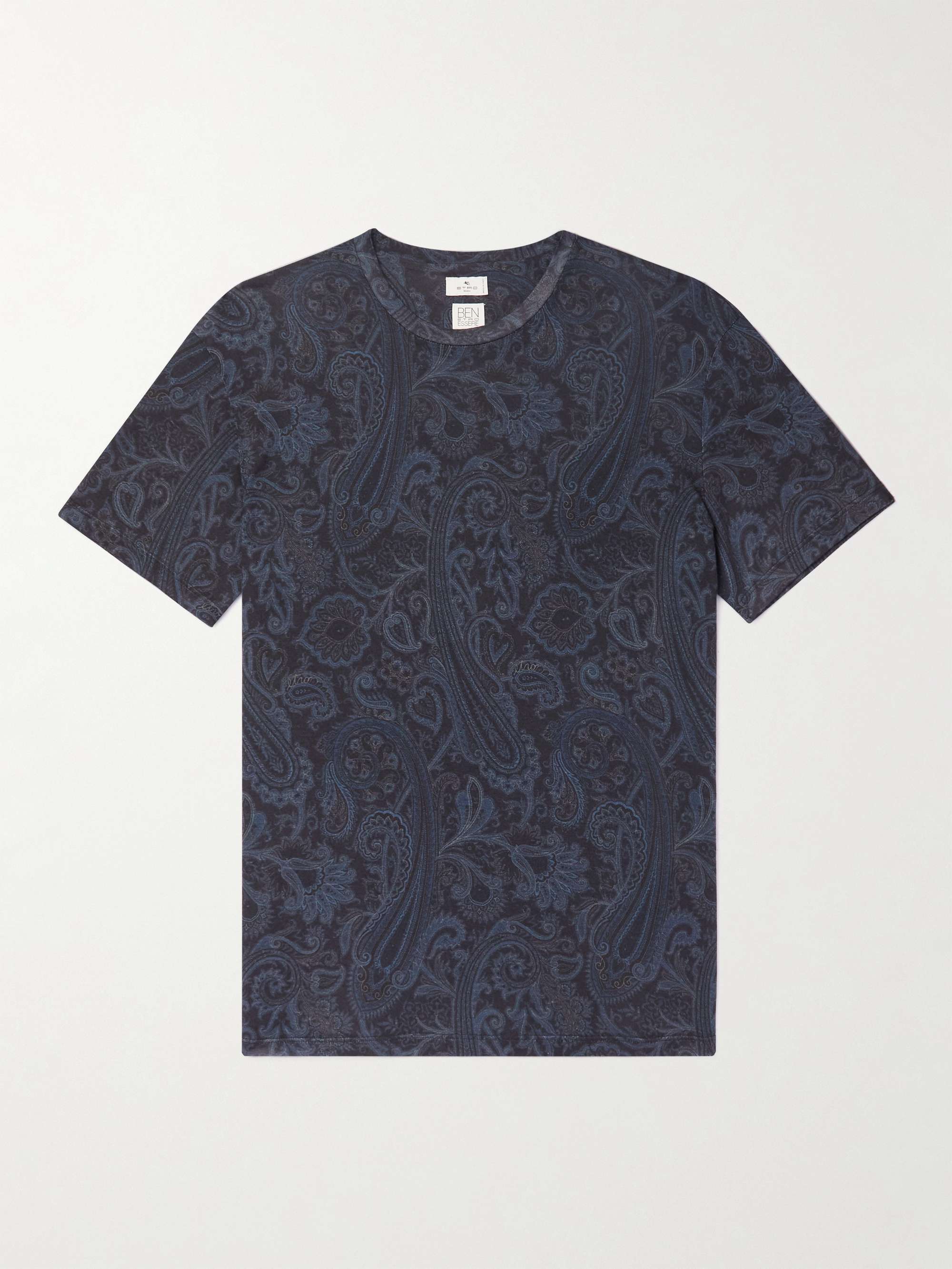 ETRO Paisley-Print Lyocell T-Shirt