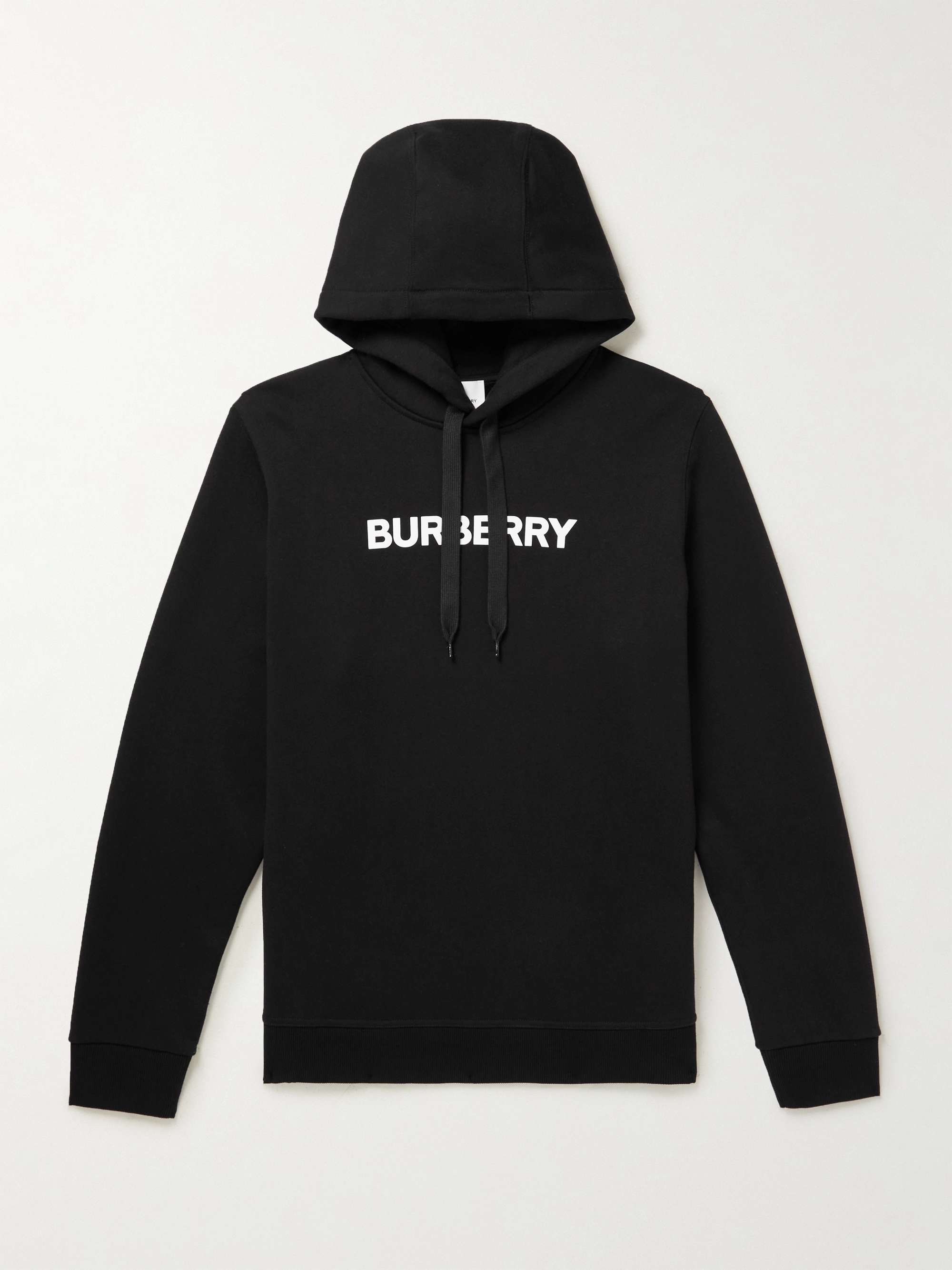 BURBERRY Ansdell Logo-Print Cotton-Jersey Hoodie