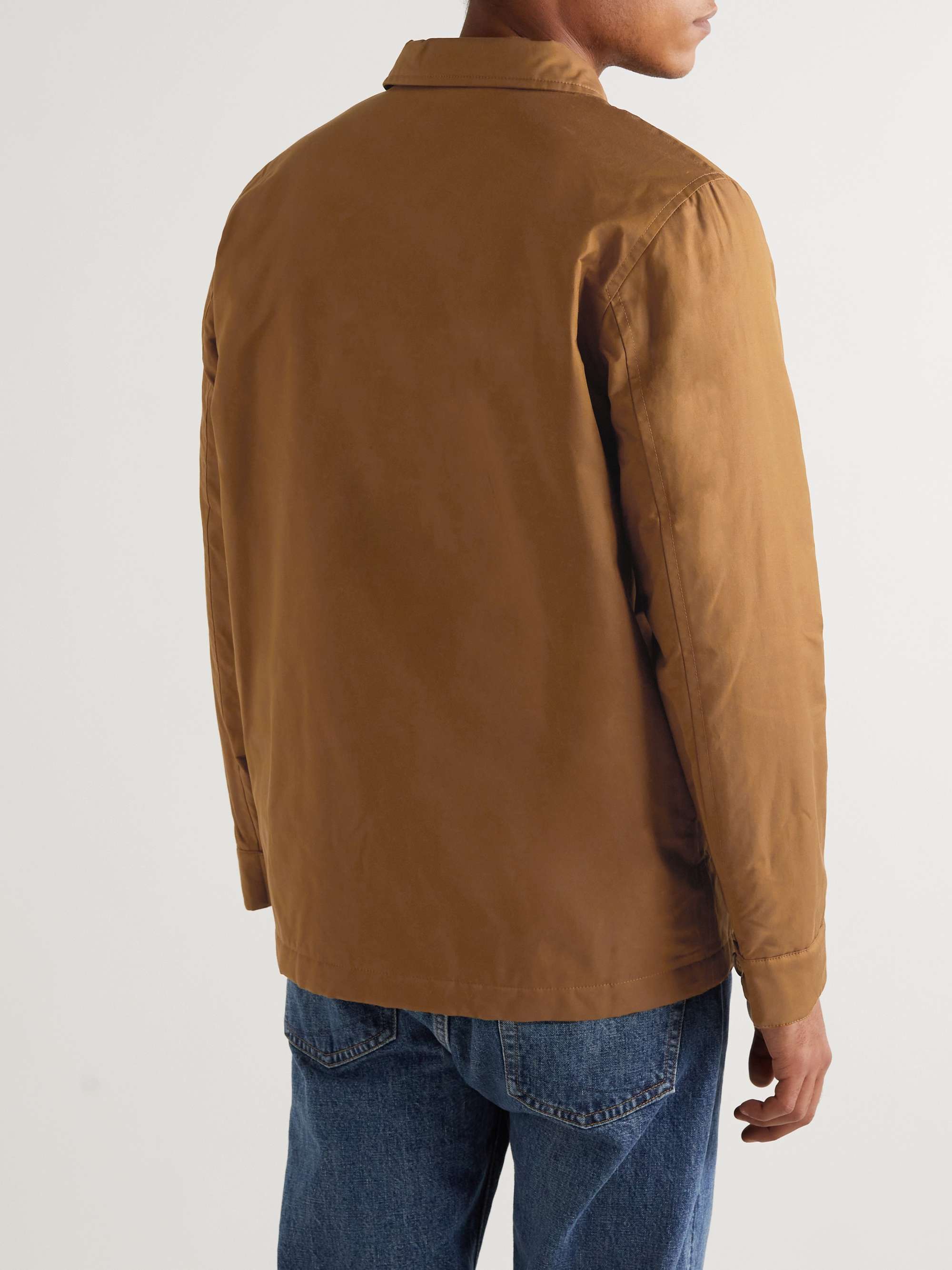 VALSTAR Organic Cotton-Blend Twill Shirt Jacket