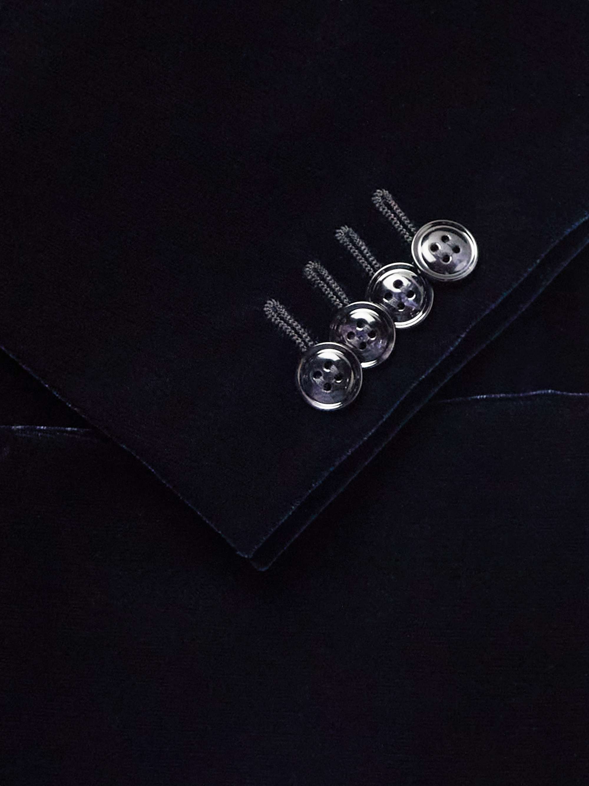 GIORGIO ARMANI Double-Breasted Velvet Tuxedo Jacket