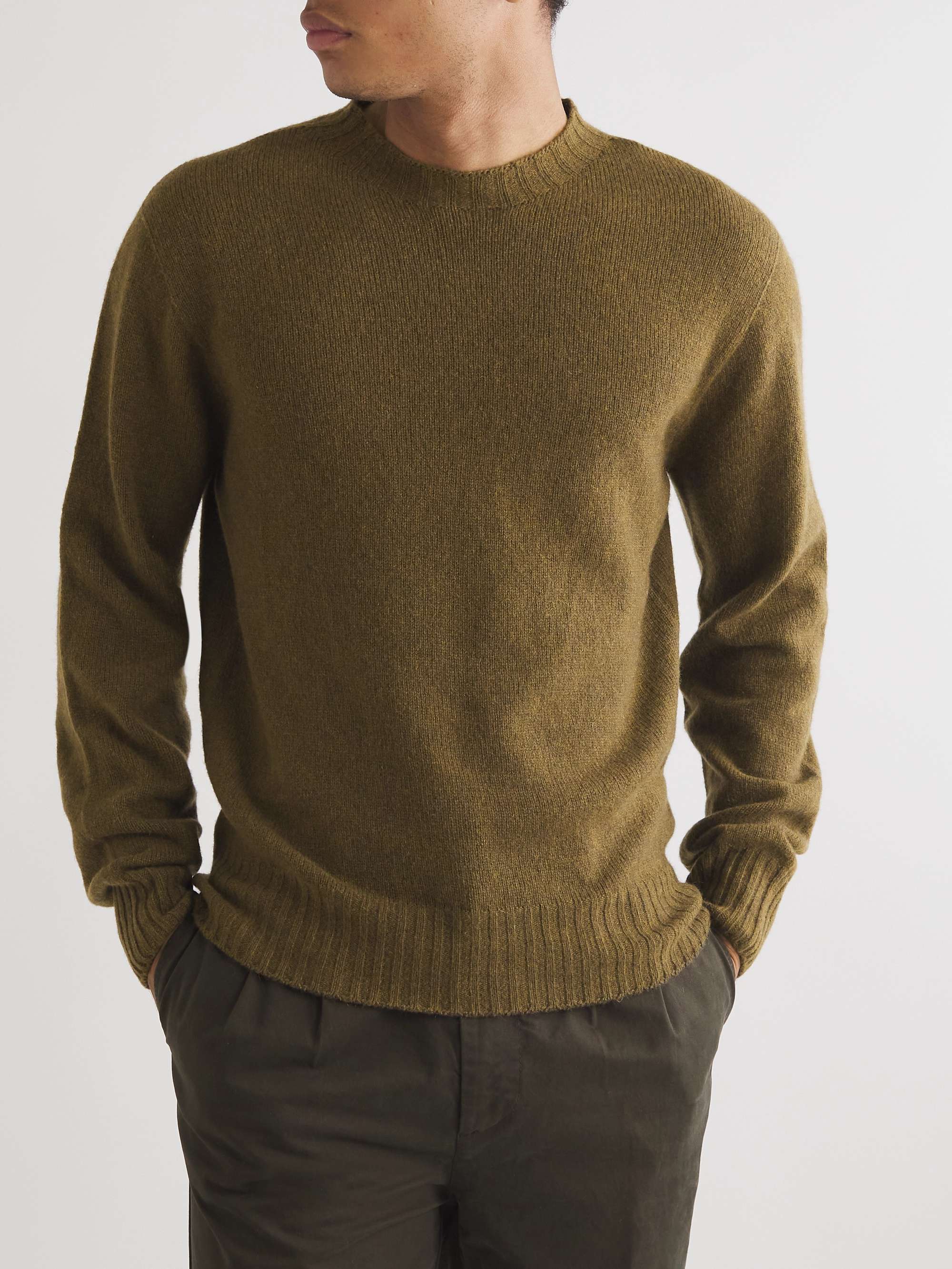 ALTEA Cashmere, Mohair and Wool-Blend Sweater
