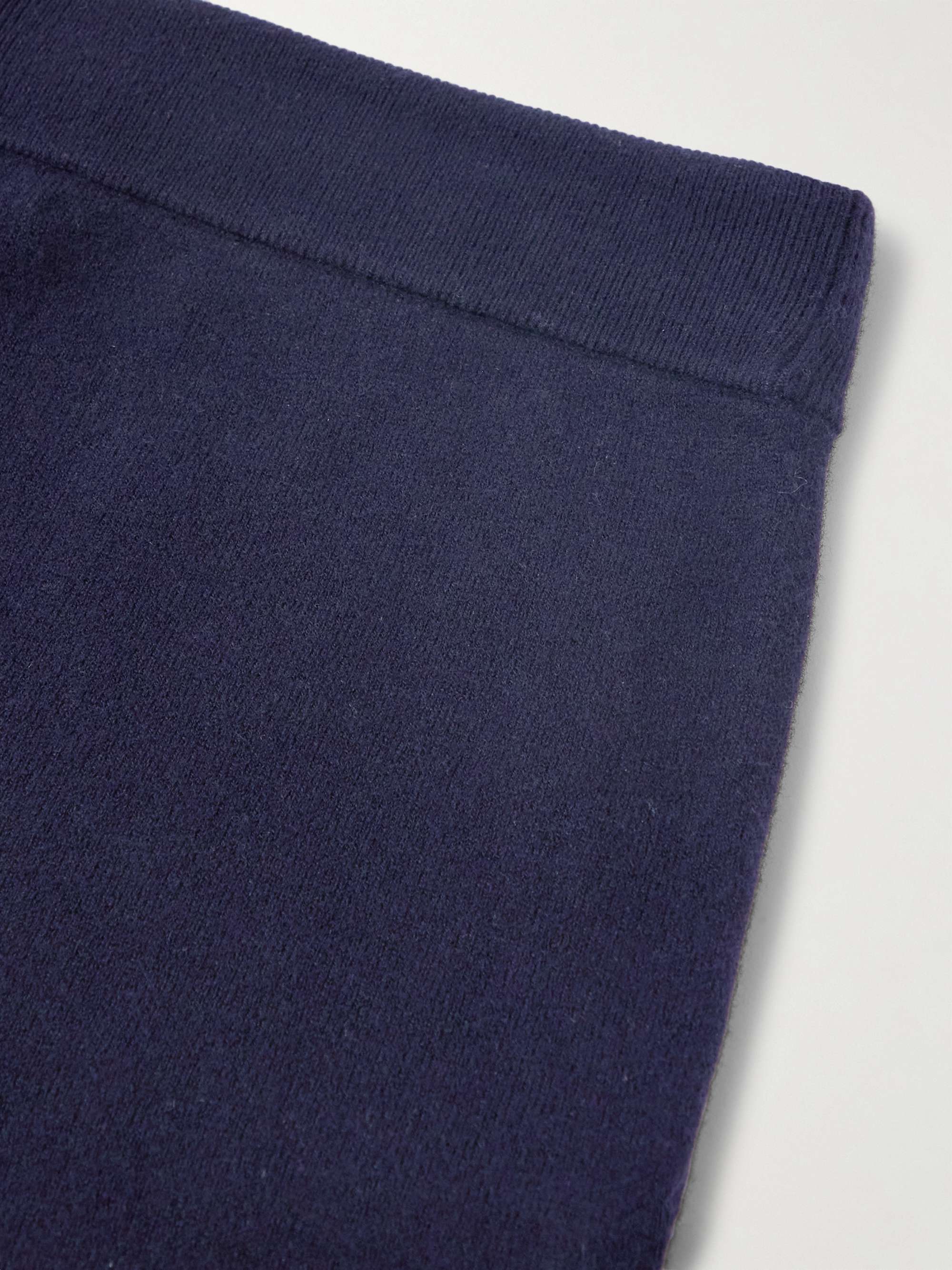 RALPH LAUREN PURPLE LABEL Tapered Wool and Cashmere-Blend Sweatpants