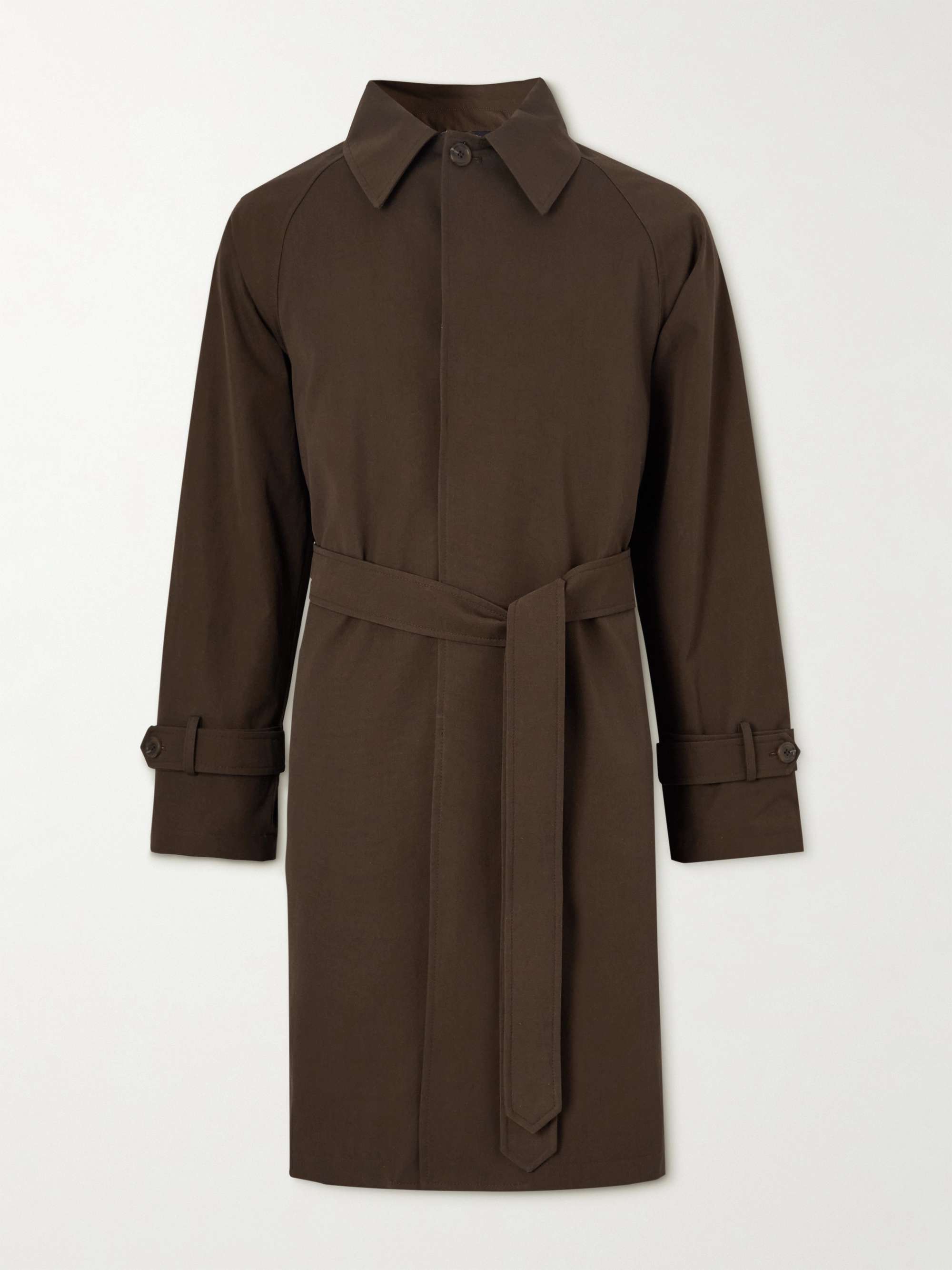 STÒFFA Belted Cotton-Canvas Trench Coat