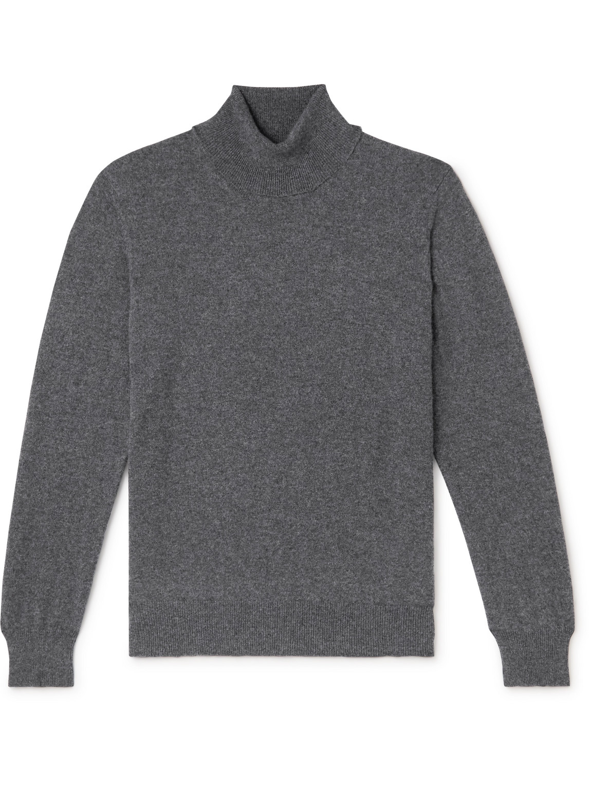 Altea Cashmere Rollneck Sweater In Gray