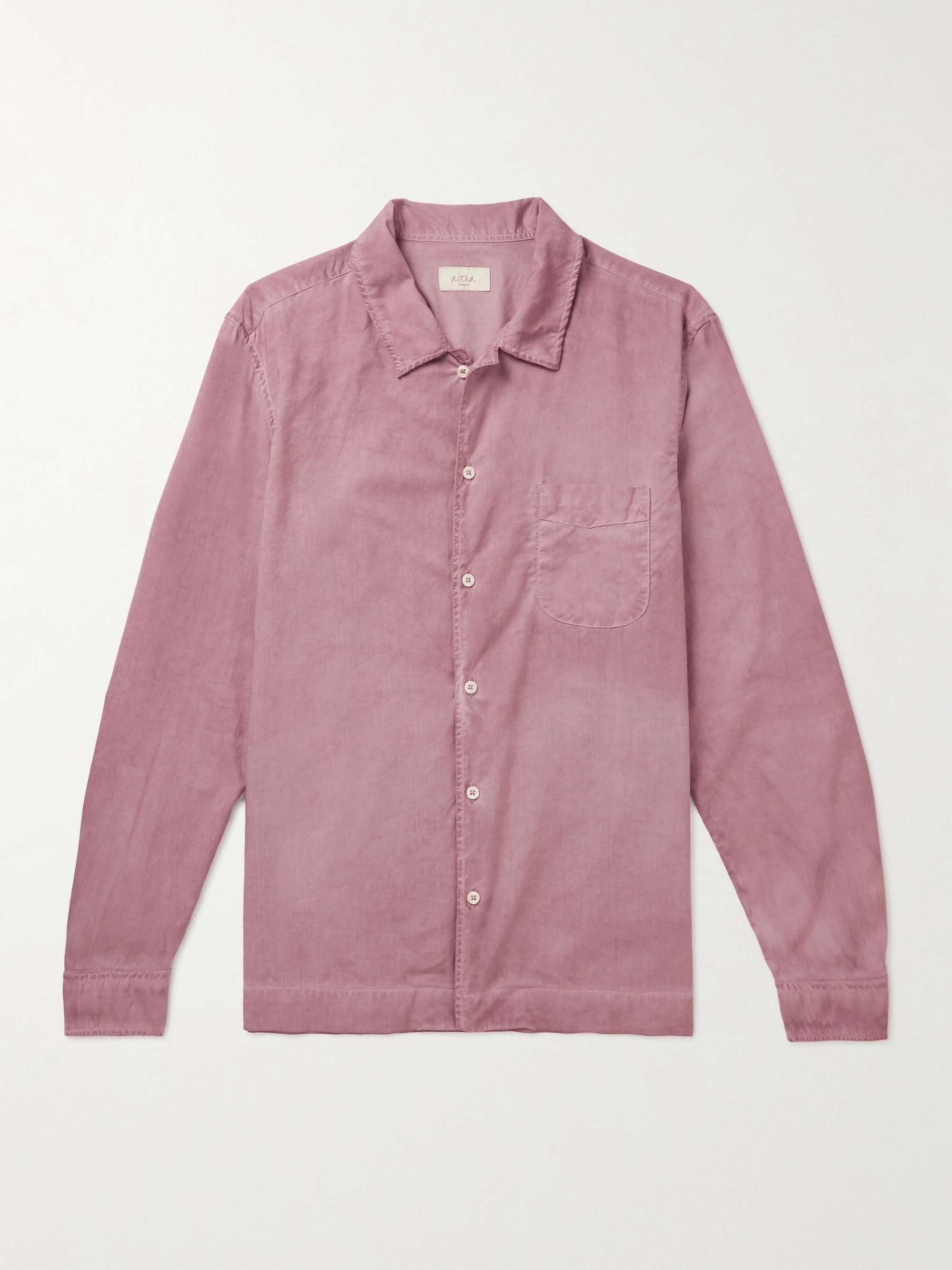 ALTEA Lyocell and Cotton-Blend Shirt
