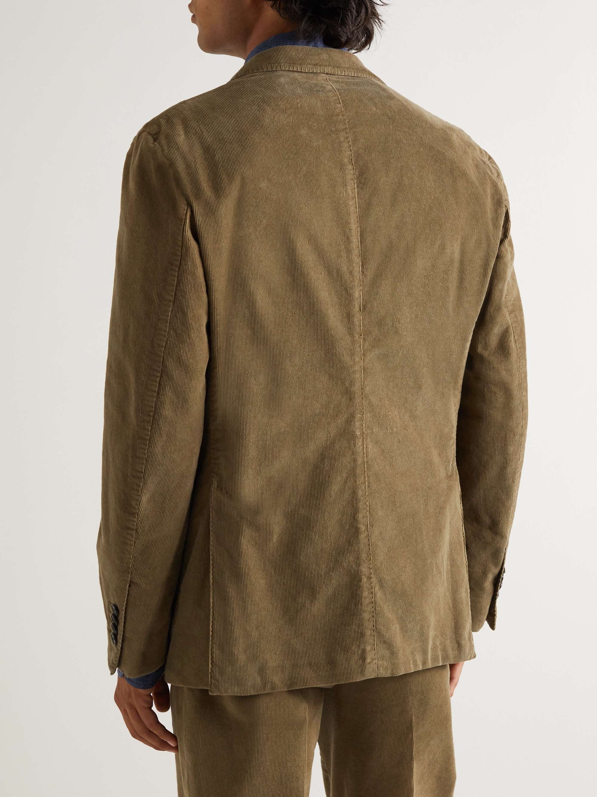 LARDINI Cotton-Blend Corduroy Suit Jacket